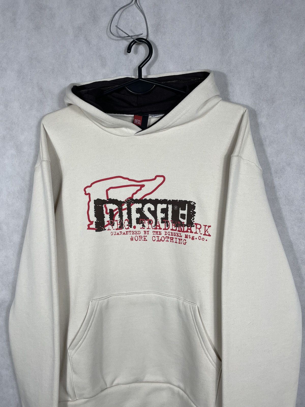 Diesel × Vintage Vintage DIESEL Retro Y2k hoodie Sweatshirt Crewneck skate Size US L / EU 52-54 / 3 - 4 Thumbnail