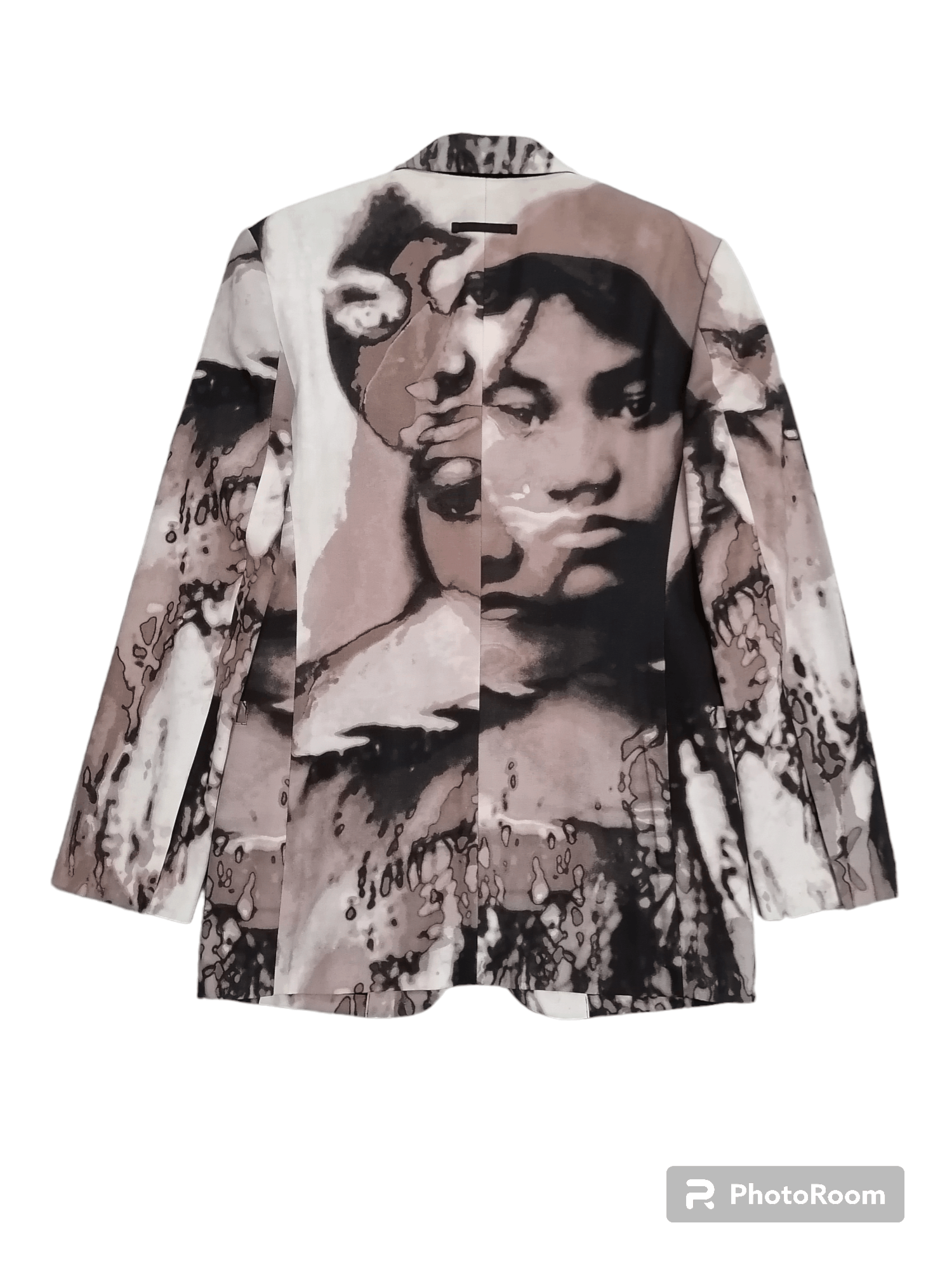 Jean Paul Gaultier Jean Paul Gaultier Homme Face Graphic Printed Jacket Size 48R - 4 Thumbnail