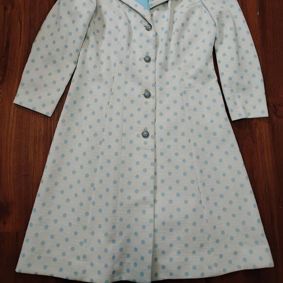 Other Vintage MCM Jerrie Lurie Dots Polyester Pea Coat Jacket Size XL / US 12-14 / IT 48-50 - 3 Thumbnail