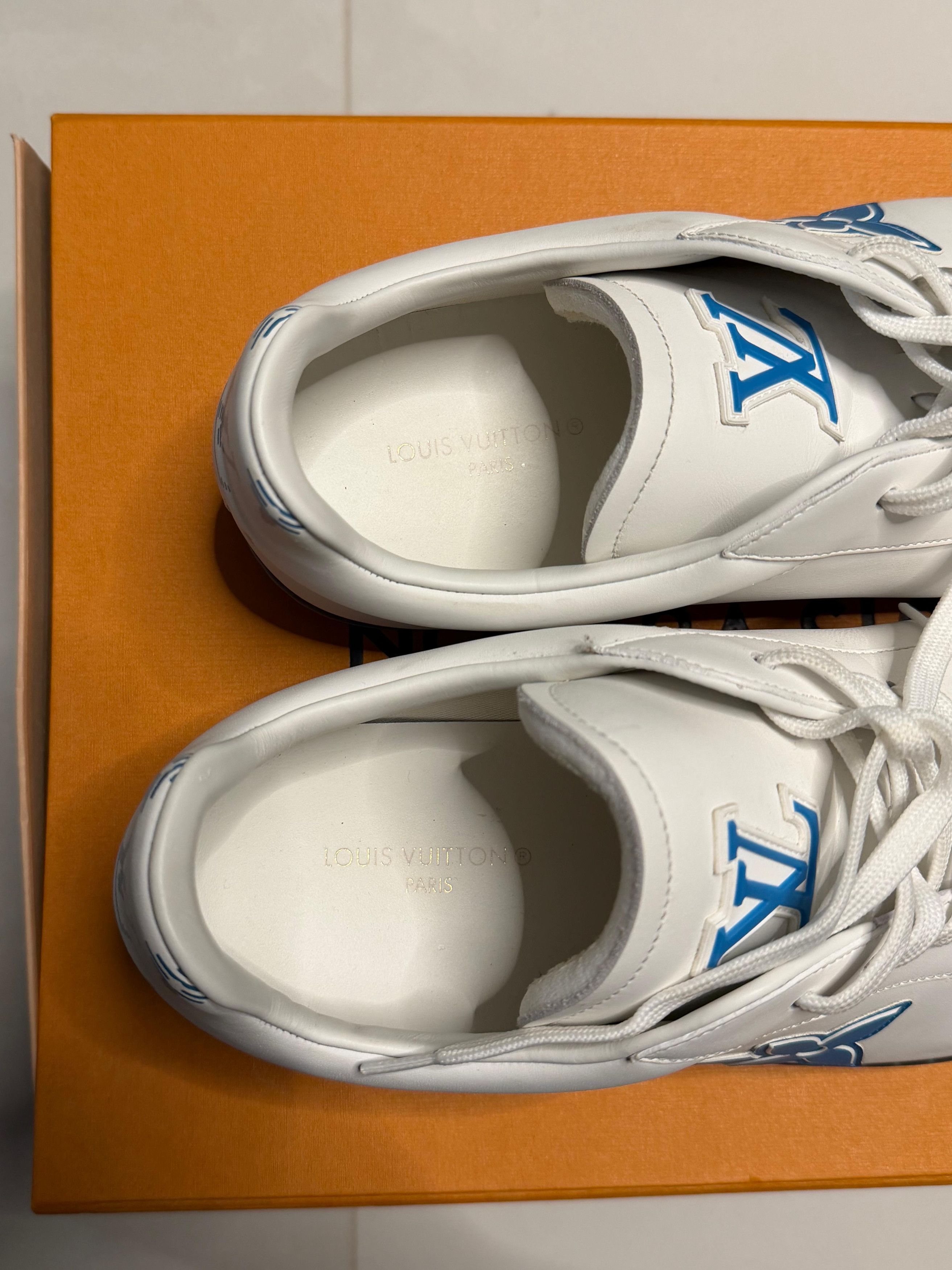 Louis Vuitton Louis Vuitton - Luxembourg Samothrace Sneaker white/blue 44 Size US 11 / EU 44 - 11 Thumbnail