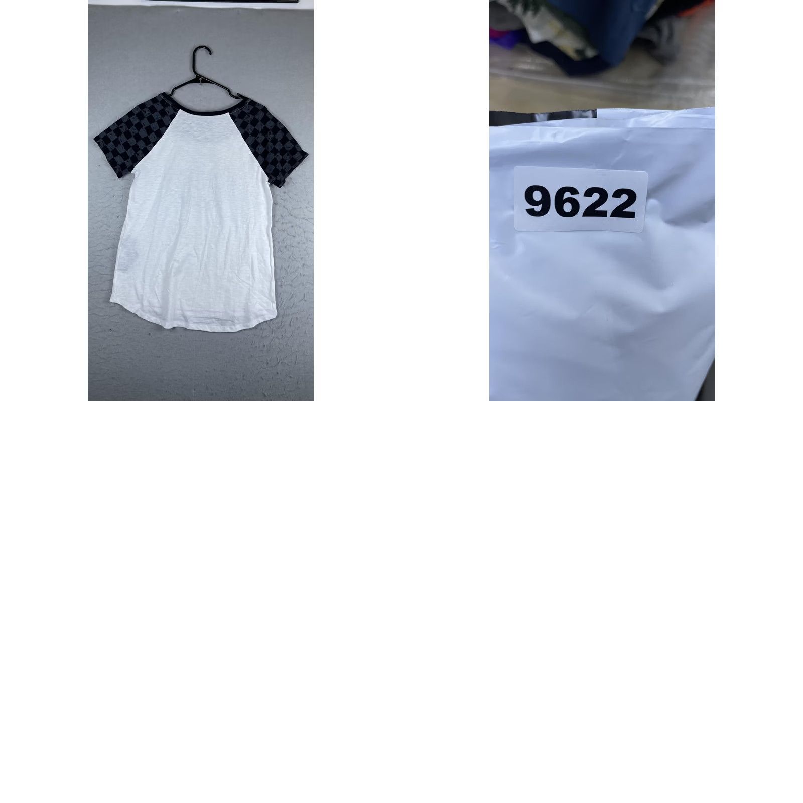 Harley Davidson VINTAGE Harley-Davidson Shirt Womens Medium White Raglan Checkered Graphic Tee Racing Size M / US 6-8 / IT 42-44 - 8 Thumbnail