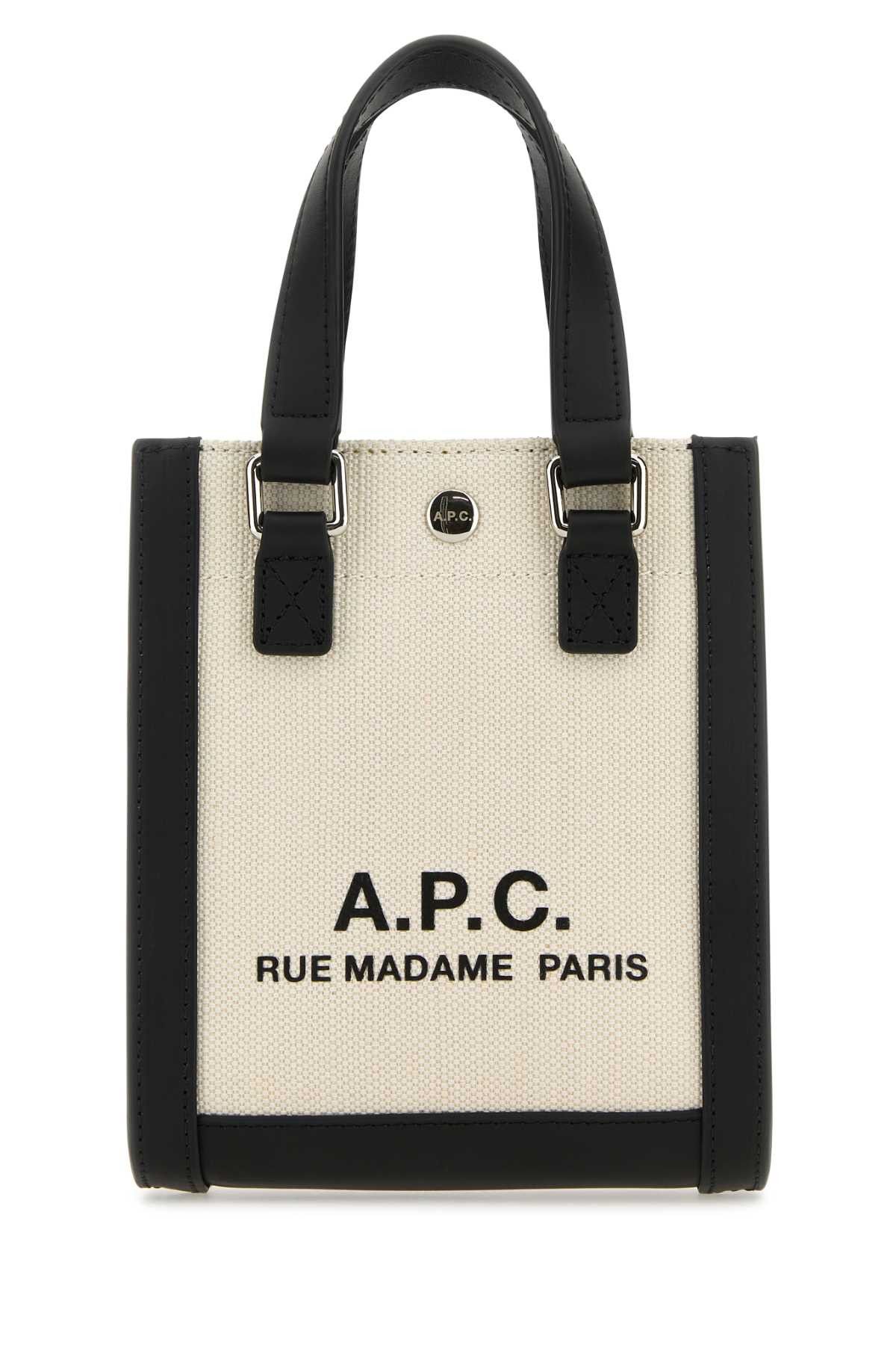 Two-Tone Canvas And Leather Camille 2.0 Mini Handbag