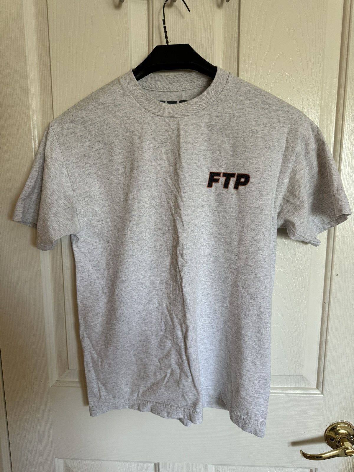 Fuck The Population FTP Outline Logo Tee (Ash) Size US M / EU 48-50 / 2 - 1 Thumbnail