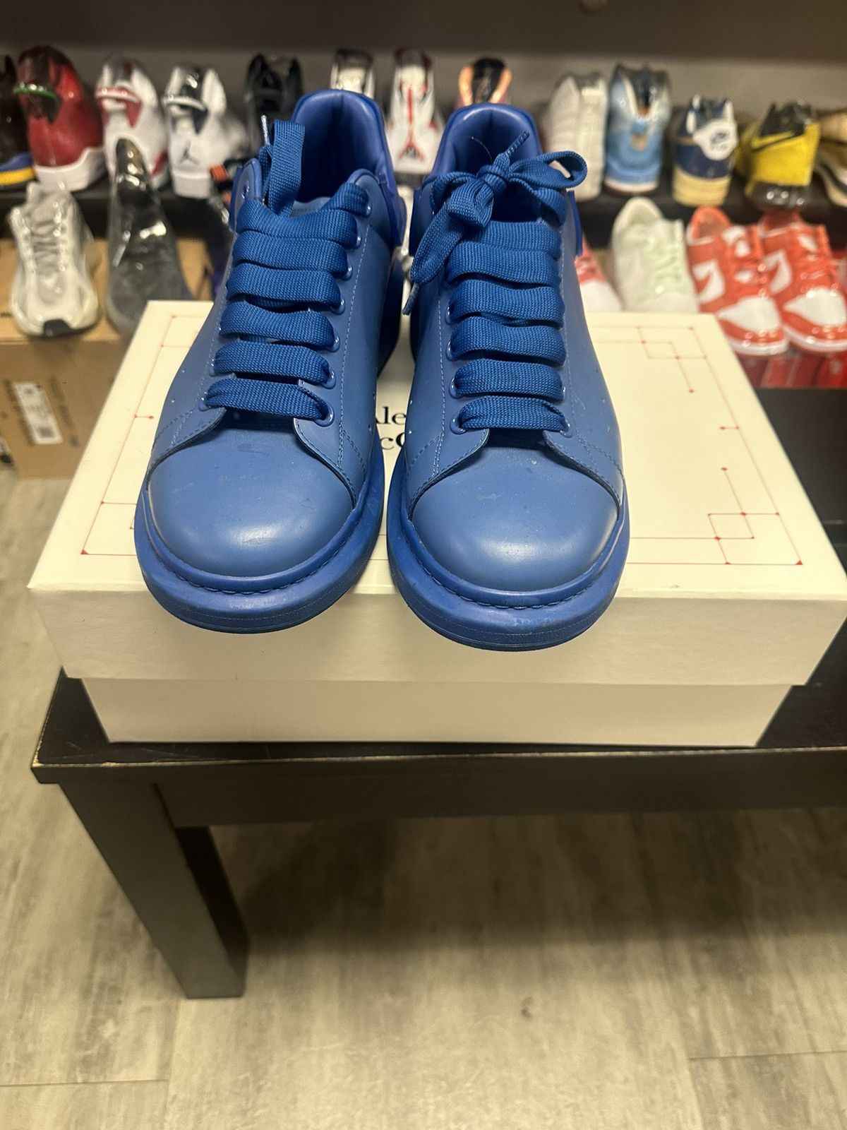 Alexander McQueen Alexander McQueen pre owned size 10.5 blue Size US 10.5 / EU 43-44 - 1 Thumbnail