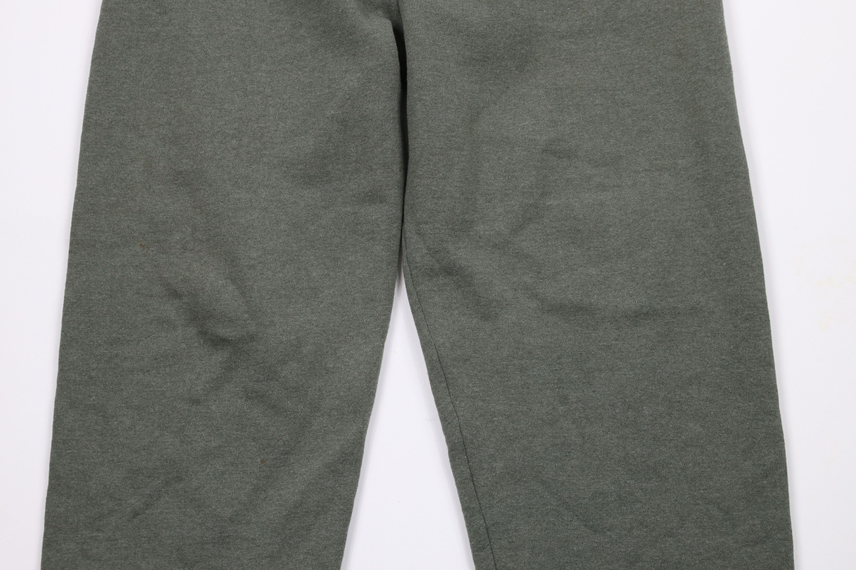Vintage Vintage 90s Streetwear Blank Heavy Sweatpants Joggers Green Size US 38 / EU 54 - 3 Thumbnail