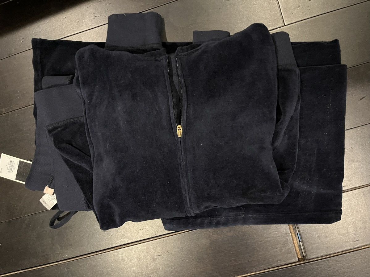 Juicy Couture VINTAGE VELOUR JUICY COUTURE TRACKSUIT Y2K NEW NAVY Size L / US 10 / IT 46 - 7 Thumbnail