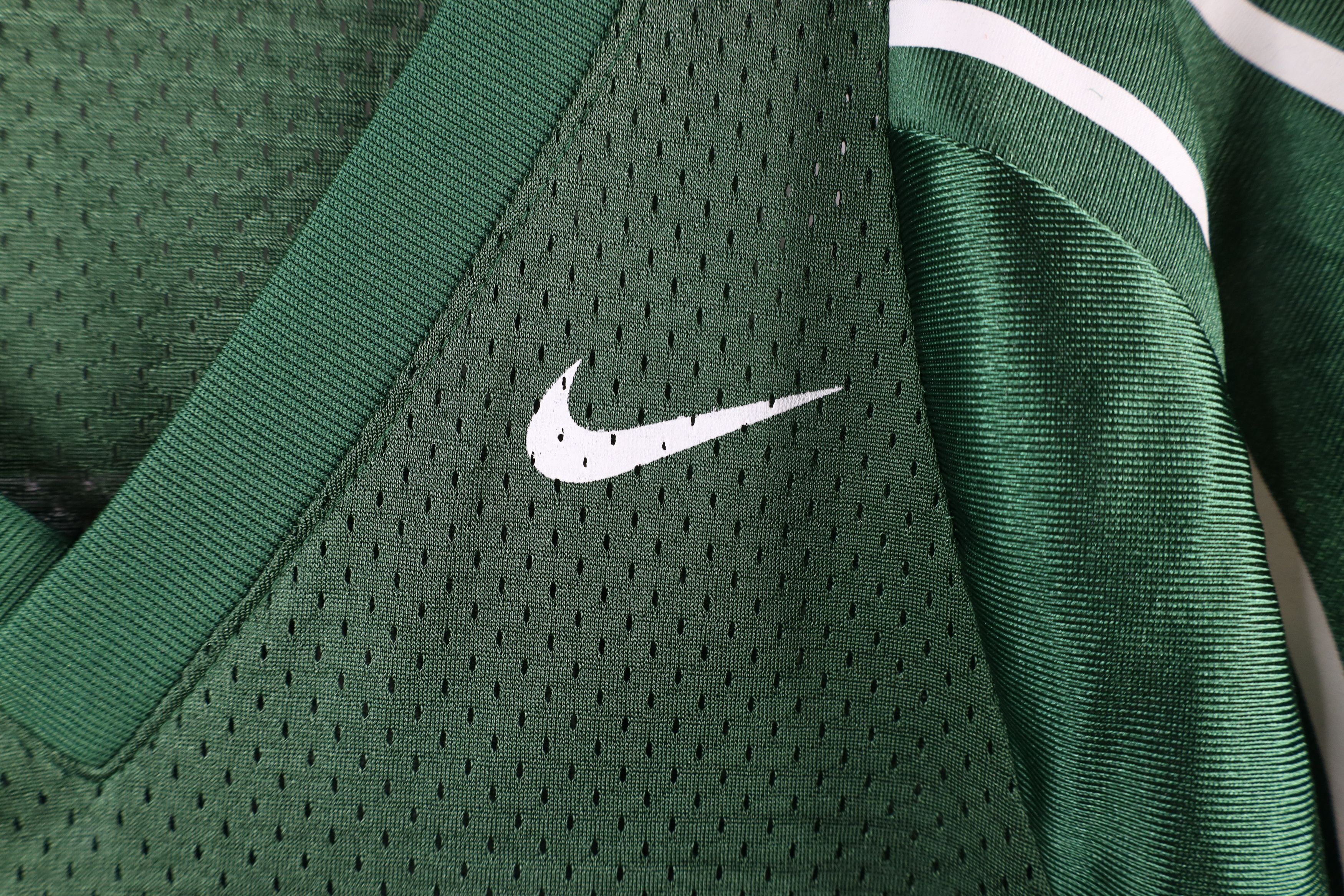 Nike × Vintage Vintage Nike Michigan State University Football Jersey Green Size US L / EU 52-54 / 3 - 6 Thumbnail
