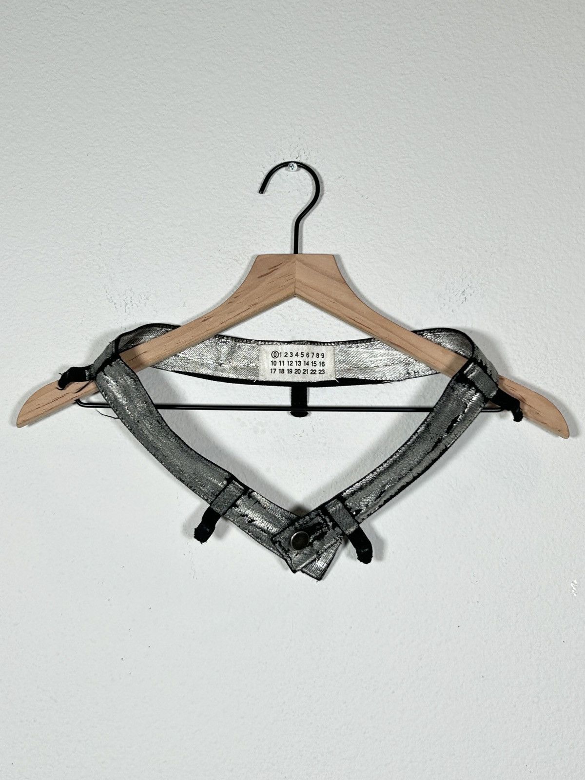 Maison Margiela AW99 Artisanal Painted Cut Off Denim Belt Size 30 - 1 Thumbnail