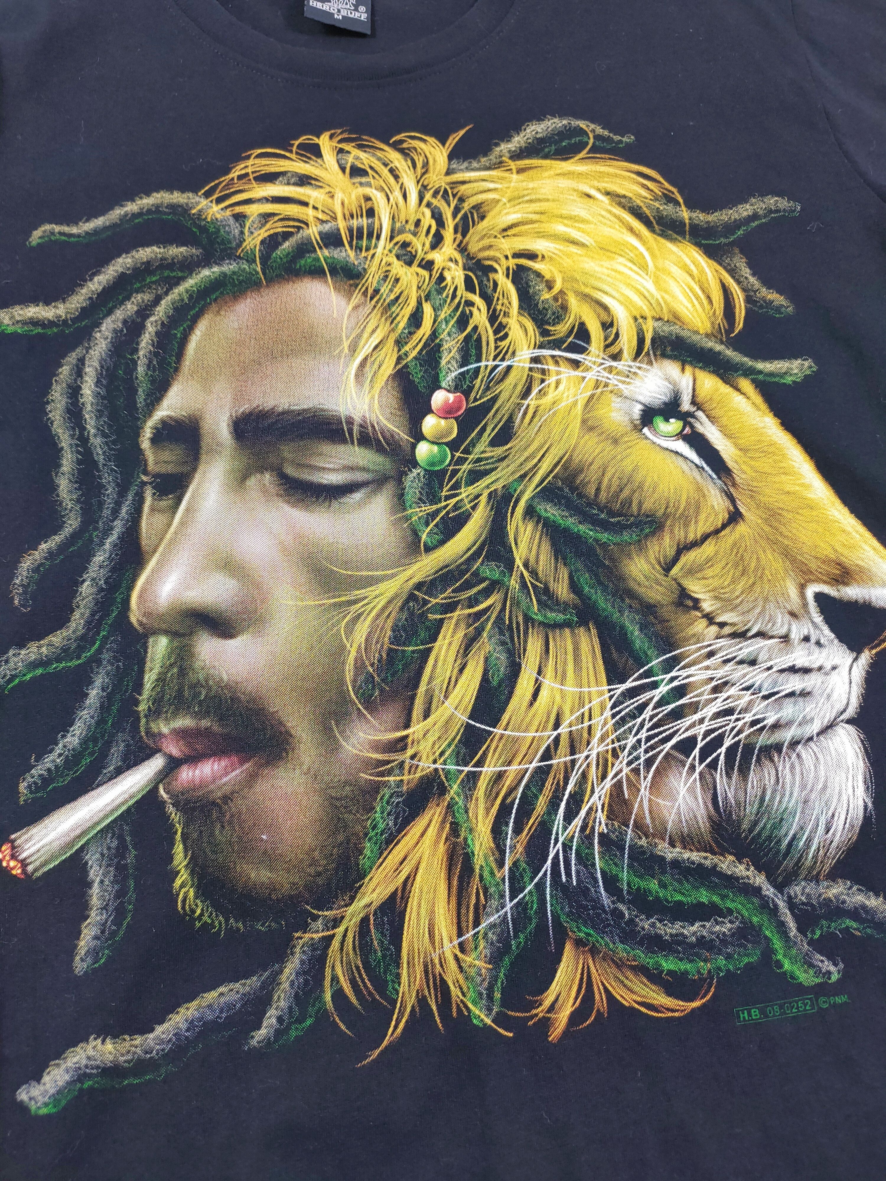Bob Marley T-shirt print Hero Buff "Bob Marley" homme taille M Size US M / EU 48-50 / 2 - 2 Thumbnail