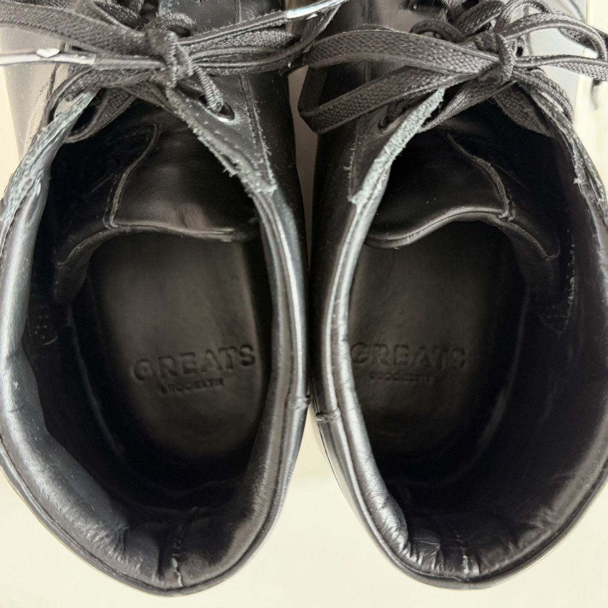Greats Greats Leather High-Tops with elastic laces Size US 11.5 / EU 44-45 - 5 Thumbnail