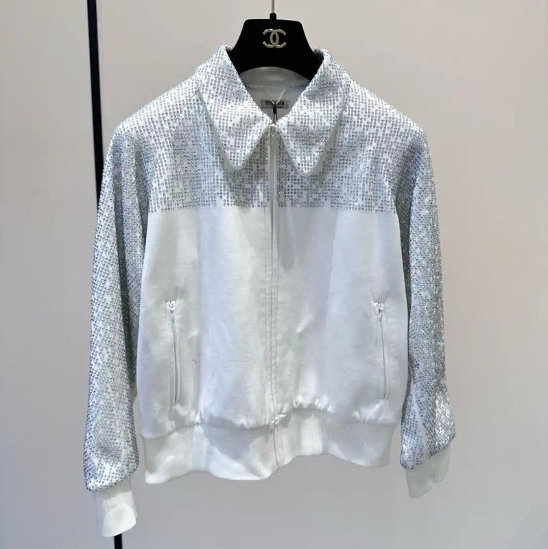 Miu Miu Miu Miu Spring Fall Cotton Jacket 0089 Size XS / US 0-2 / IT 36-38 - 1 Thumbnail