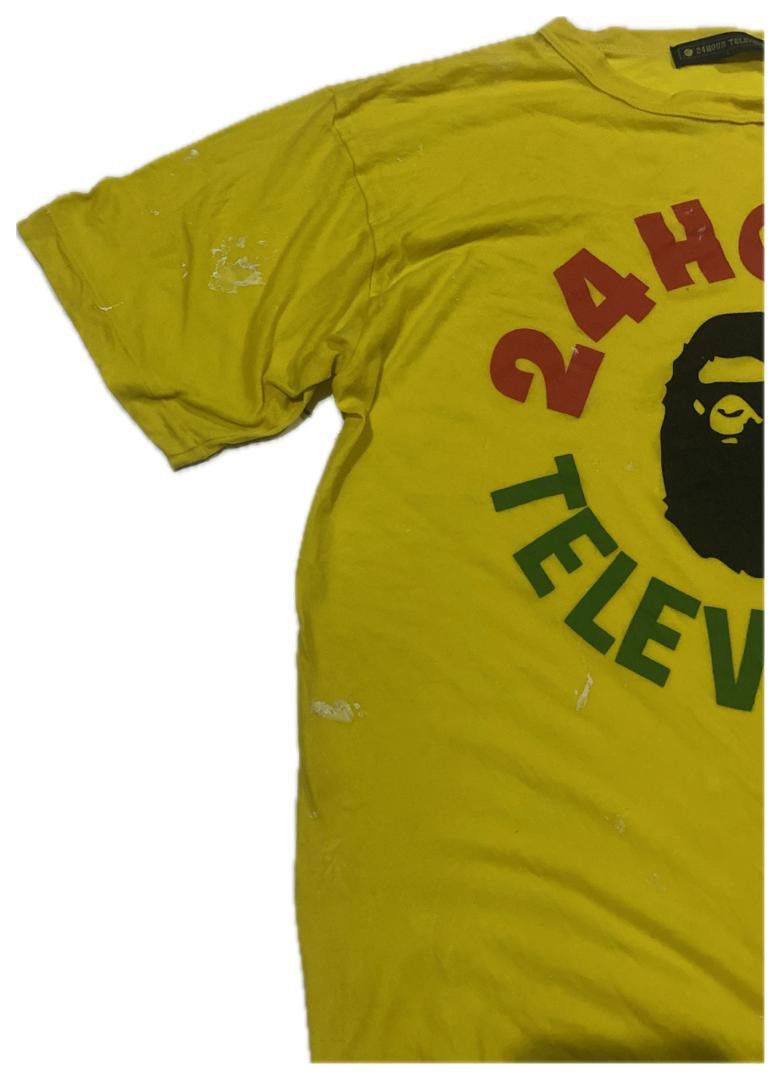 Bape Cant be save Bape Tees 24 Hour Television College Logo Tee Size US L / EU 52-54 / 3 - 3 Thumbnail