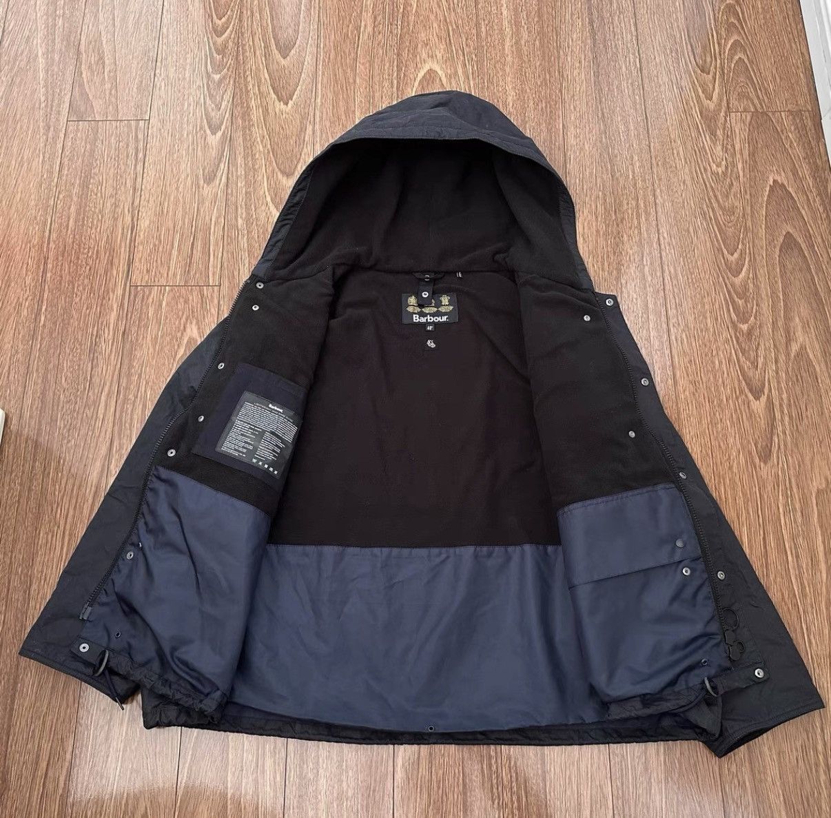 Kaptain Sunshine KAPTAIN SUNSHINE X BARBOUR BIG TRANSPORT HOODED JACKET Size US M / EU 48-50 / 2 - 3 Thumbnail