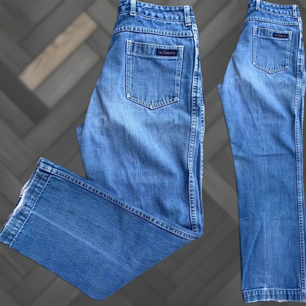 Liz Claiborne VINTAGE Liz Claiborne Jeans High Waist 12 29” Waist Denim 5-Pocket Regular Women Size 34" / US 12 / IT 48 - 1 Thumbnail