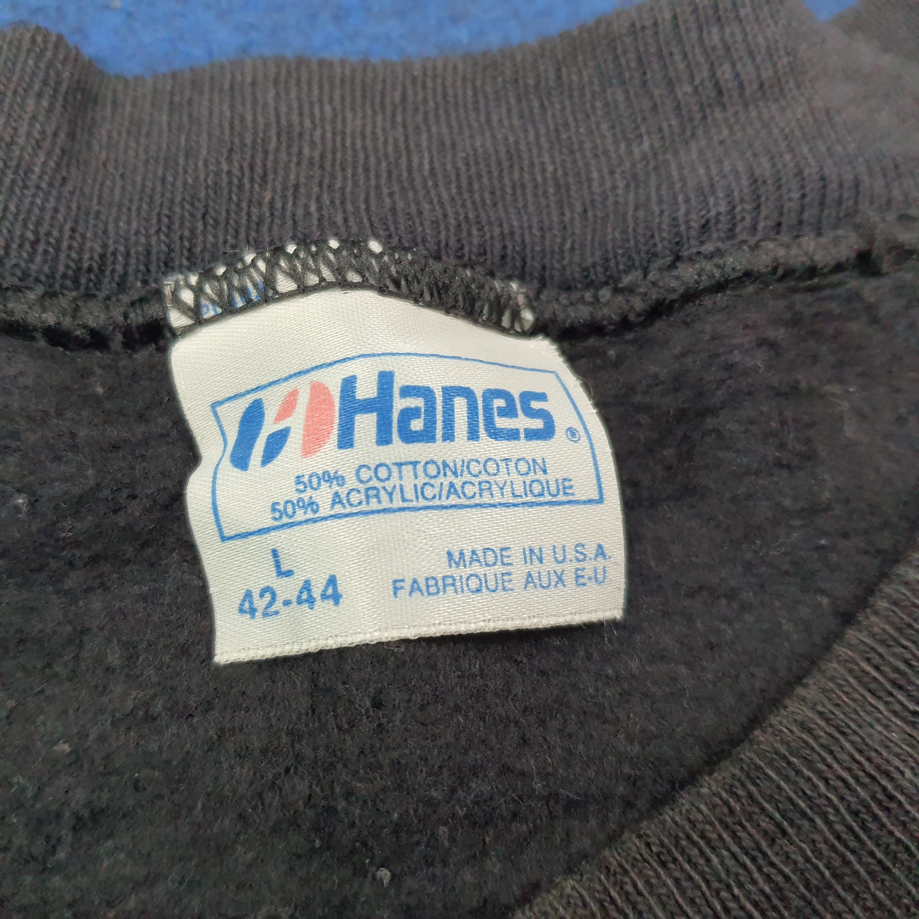 Hanes Vintage NFL New Orleans Saints Team Sweatshirt C264N2 Size US M / EU 48-50 / 2 - 5 Thumbnail
