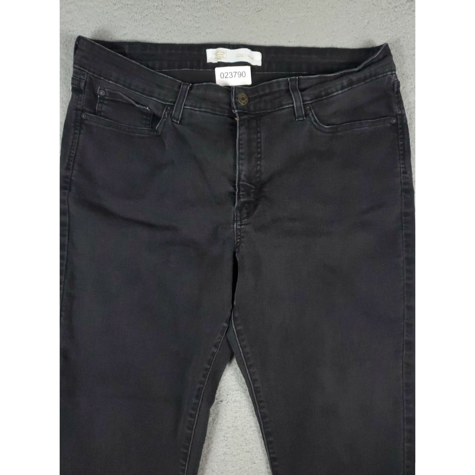 Levi's Levi's Jeans Women's Straight Denim Pants Size 34x28 Black Regular Fit 5-Pocket Classic Size 24" / US 00 / IT 34 - 2 Thumbnail