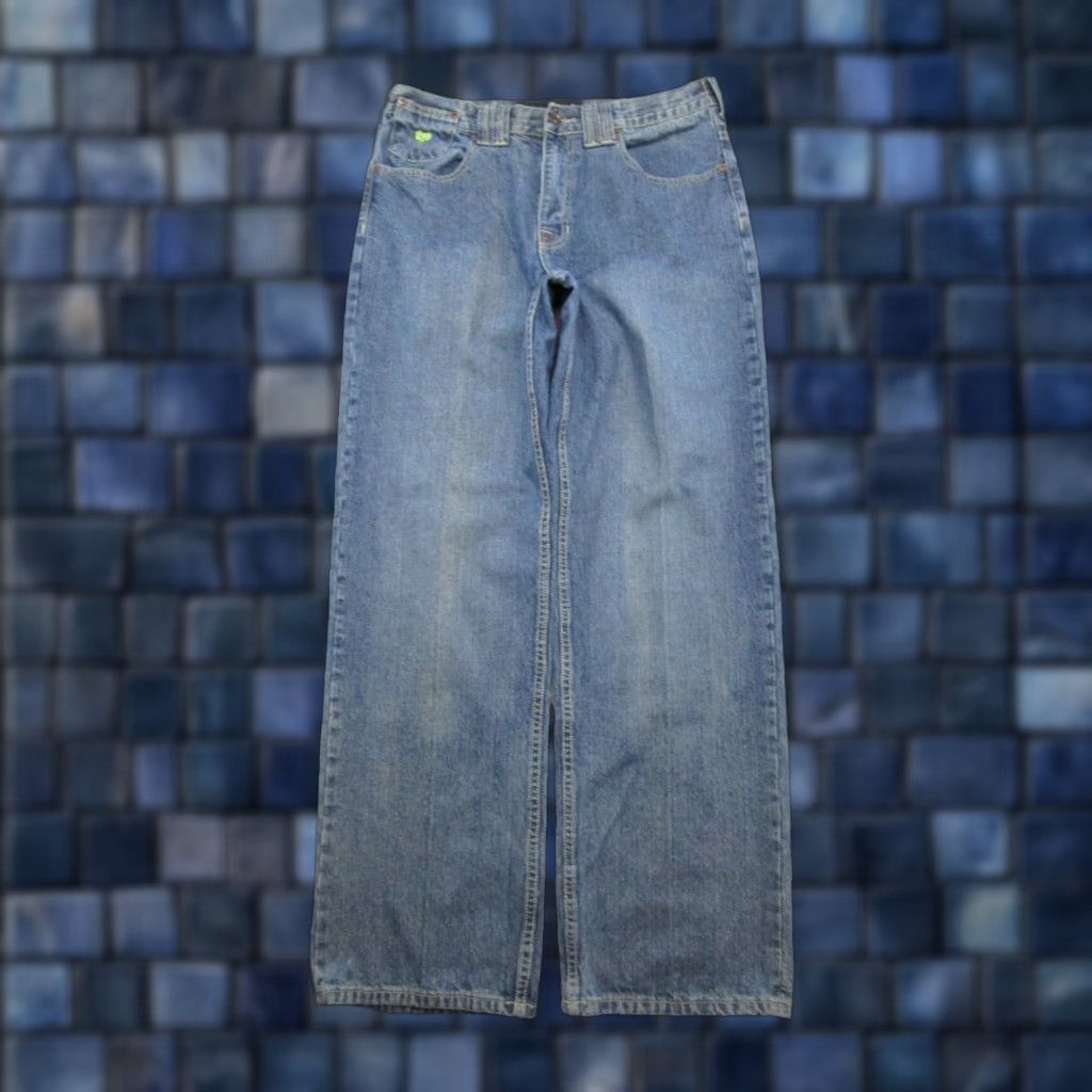 Phat Farm VINTAGE Phat Farm Jeans Denim Blue Wide Straight Baggy Tag Size 32x33 Y2K Size US 34 / EU 50 - 1 Thumbnail