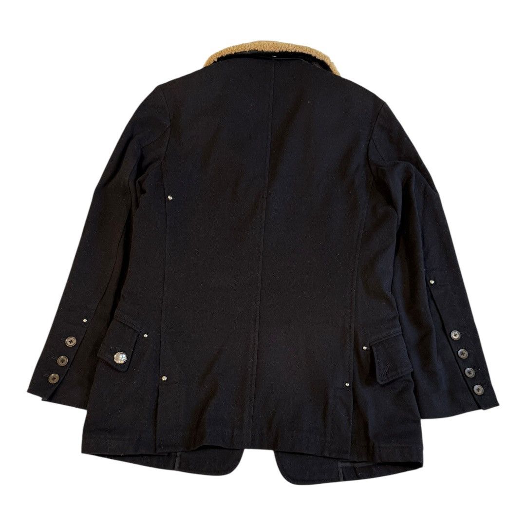 Yohji Yamamoto Yohji Yamamoto AW05 Lamb Fur Horsehide Studded Wool Jacket Size US M / EU 48-50 / 2 - 3 Thumbnail