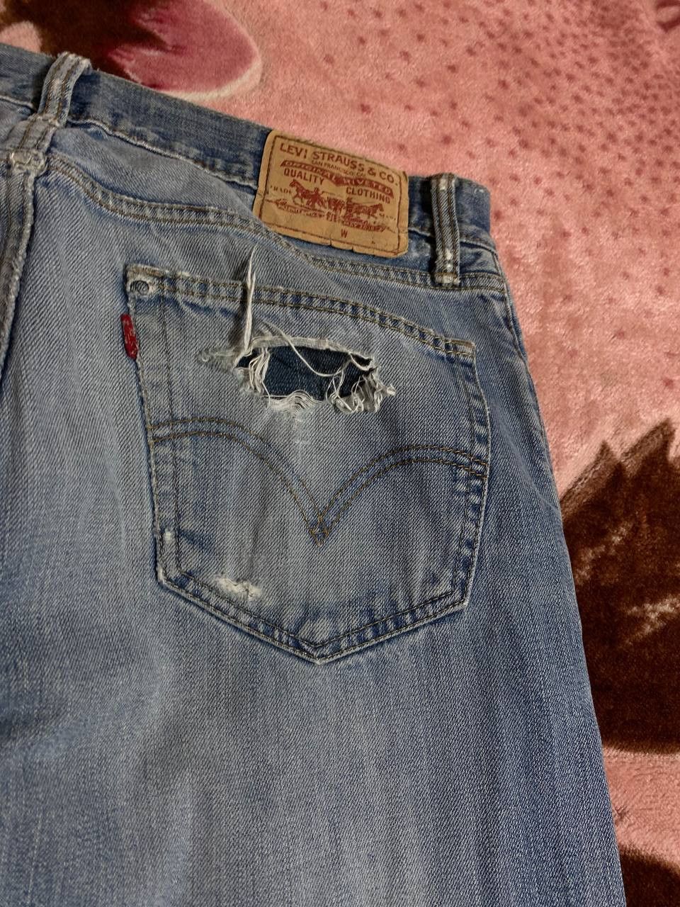 Levi's × Vintage Y2k Levis 505 Jeans Pants Vintage Baggy Distressed Size US 31 - 11 Thumbnail