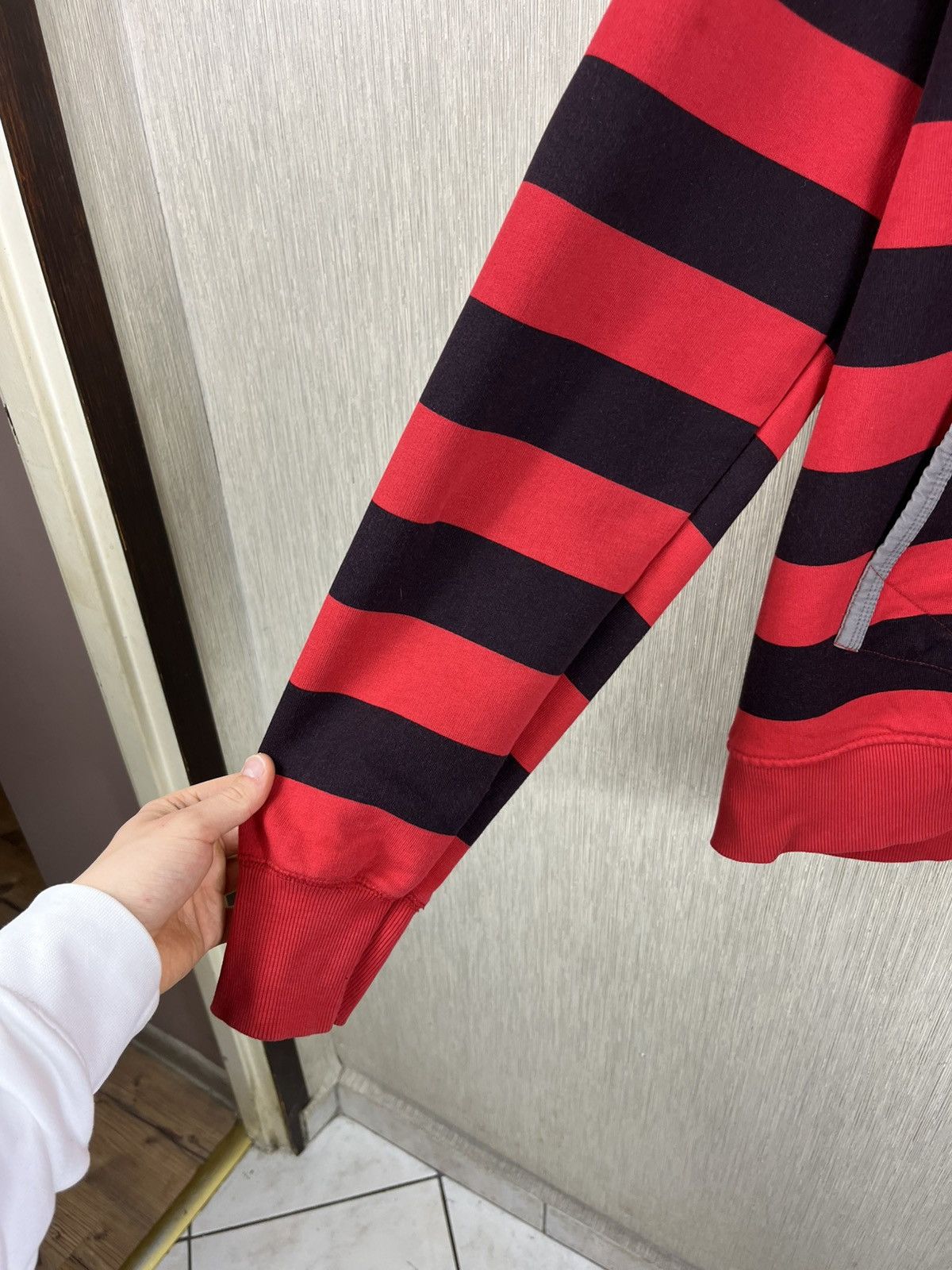 Helly Hansen × Seditionaries × Vintage Vintage Helly Hanse y2k zip hoodie striped sweatshirt Size US M / EU 48-50 / 2 - 12 Thumbnail