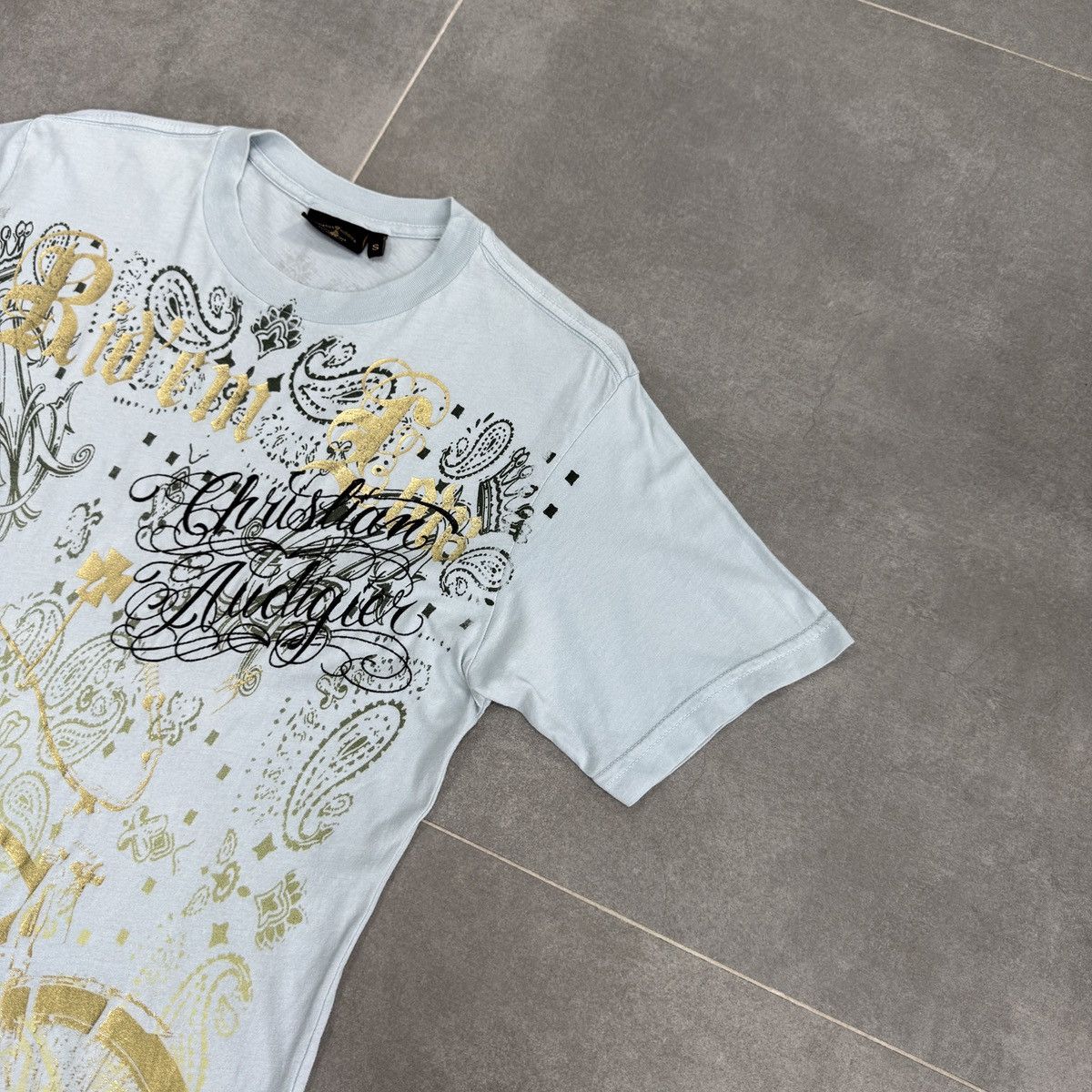 Ed Hardy Christian Audigier Los Angeles Tattoo Y2K Hip Hop T-Shirt Size US S / EU 44-46 / 1 - 5 Thumbnail