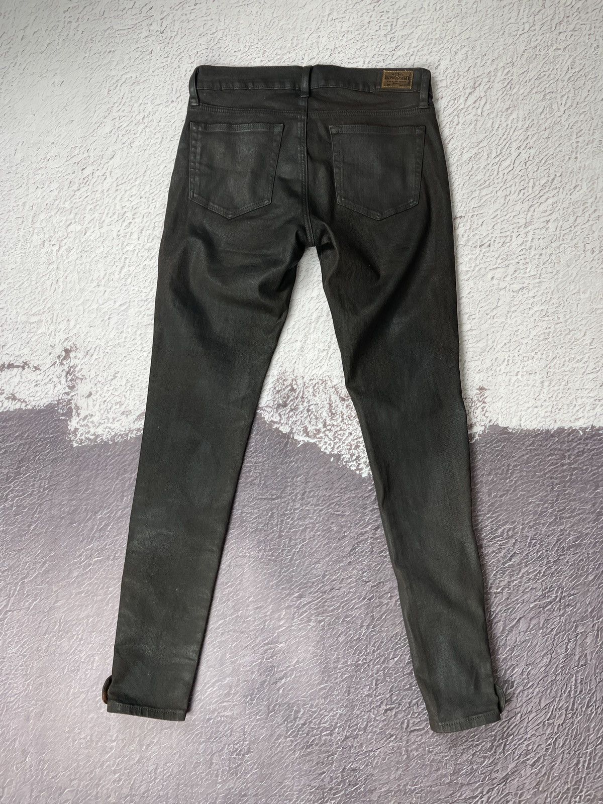 Polo Ralph Lauren Polo Ralph Lauren Talon zipper waxed style jeans pants Size 29" - 4 Thumbnail