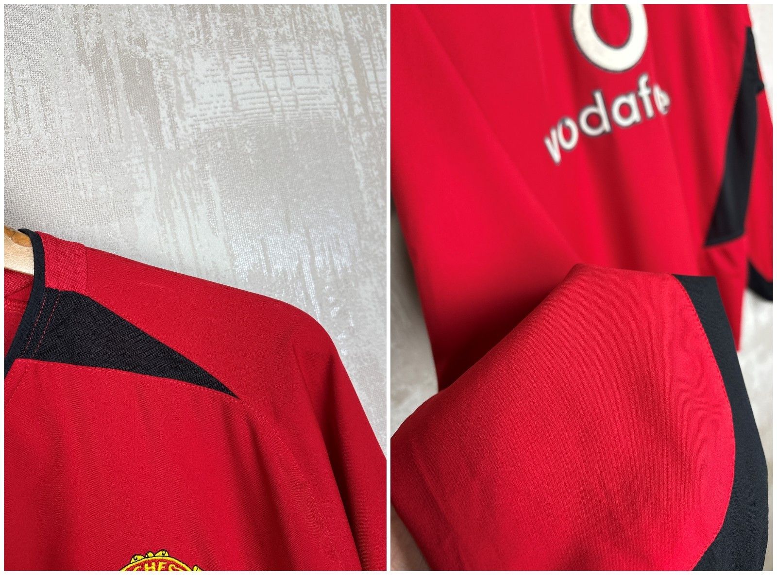 Nike Vintage Manchester United 2002-2004 Home Shirt Long Sleeve Size US M / EU 48-50 / 2 - 8 Thumbnail