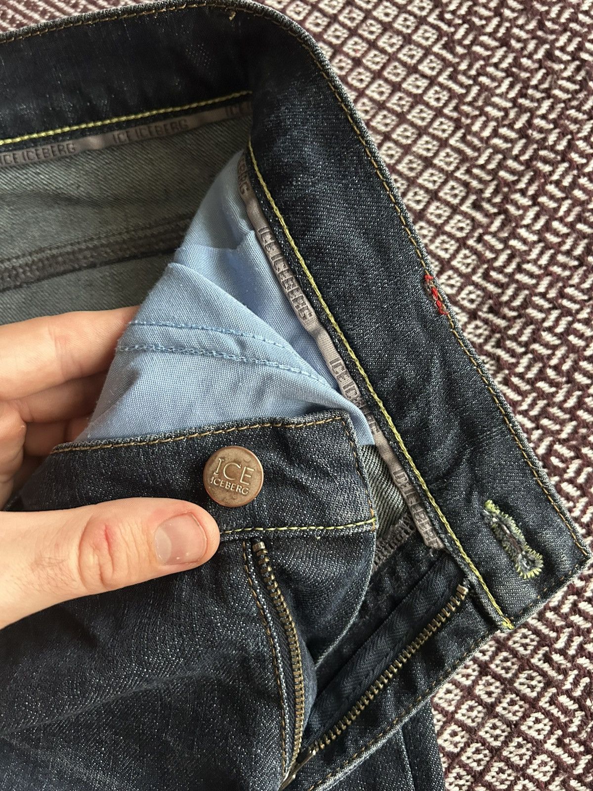 Iceberg Vintage Iceberg Denim Jeans Women Washed Solid Style Size 14 Size 32" / US 10 / IT 46 - 6 Thumbnail