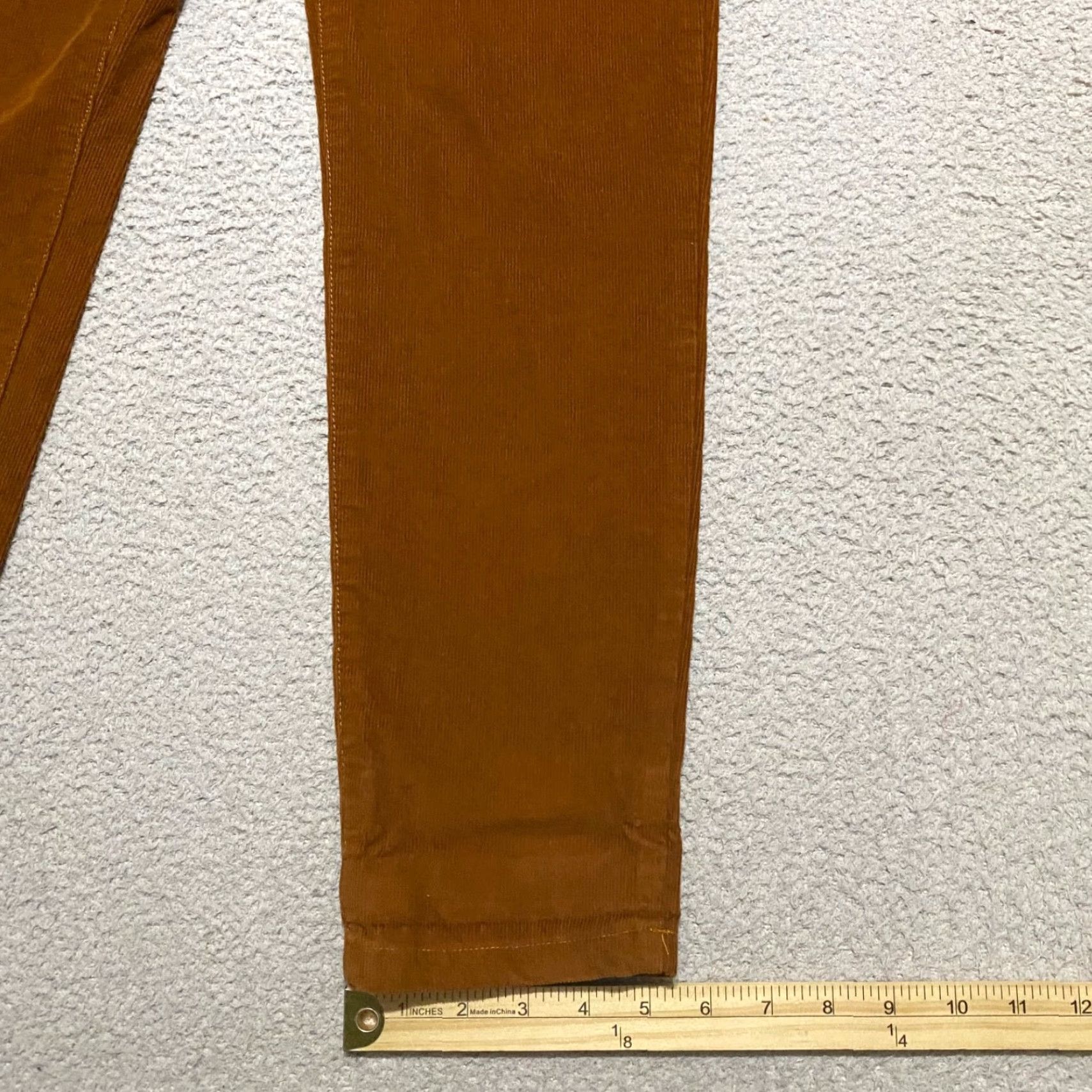 Vintage Garnet Hill Womens sz 2 Corduroy Jeans Brown Mid Rise Tapered Medium Wash Size 26" / US 2 / IT 38 - 5 Thumbnail
