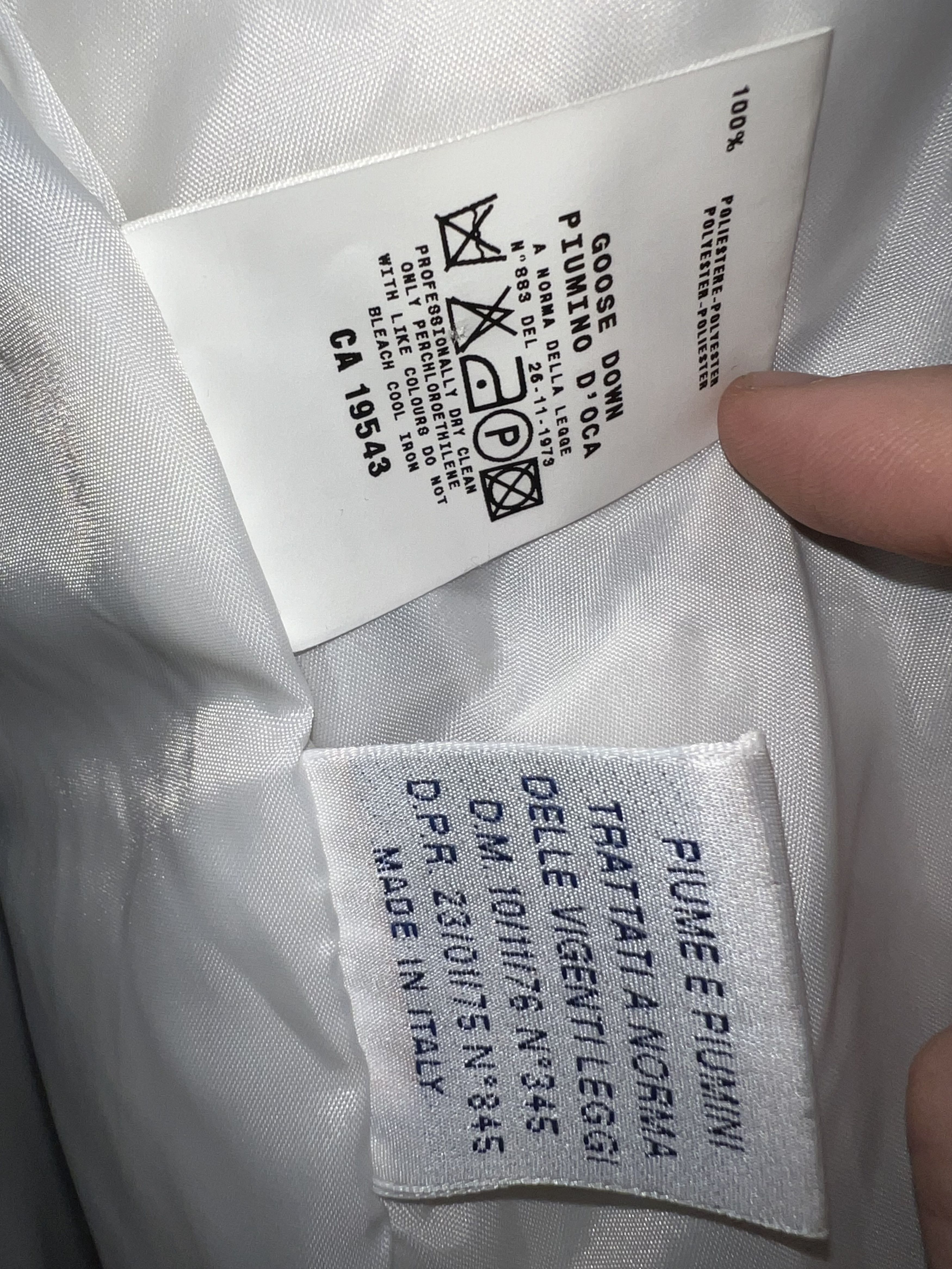 Helmut Lang HELMUT LANG aluminum blend nylon goose puffer 54 Size US L / EU 52-54 / 3 - 10 Thumbnail
