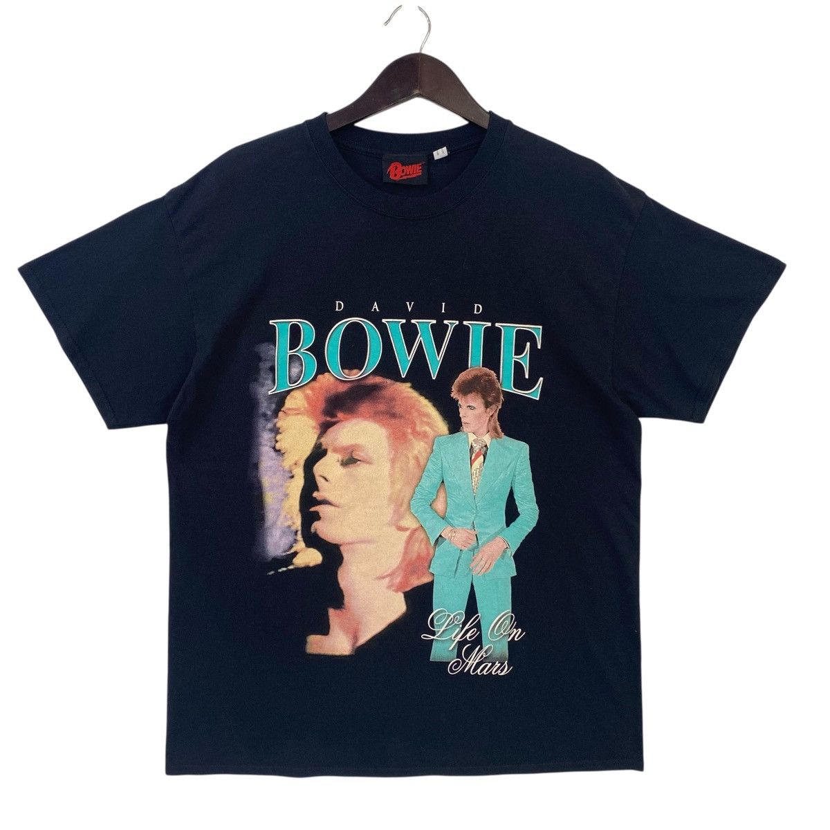 Band Tees 💥DAVID BOWIE glam rock vocal rare tee shirt Size US L / EU 52-54 / 3 - 1 Thumbnail