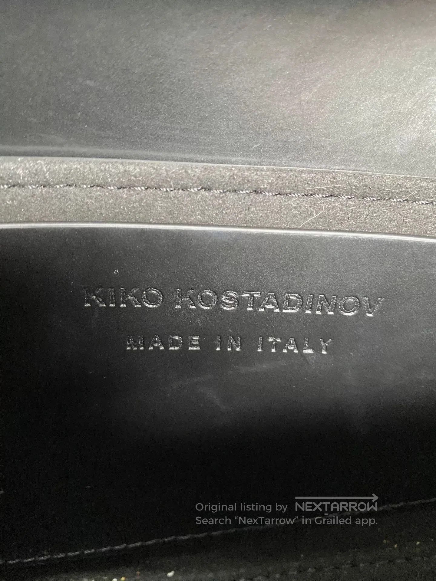 Kiko Kostadinov Kiko Kostadinov Trivia Bag in Black. Size ONE SIZE - 7 Thumbnail