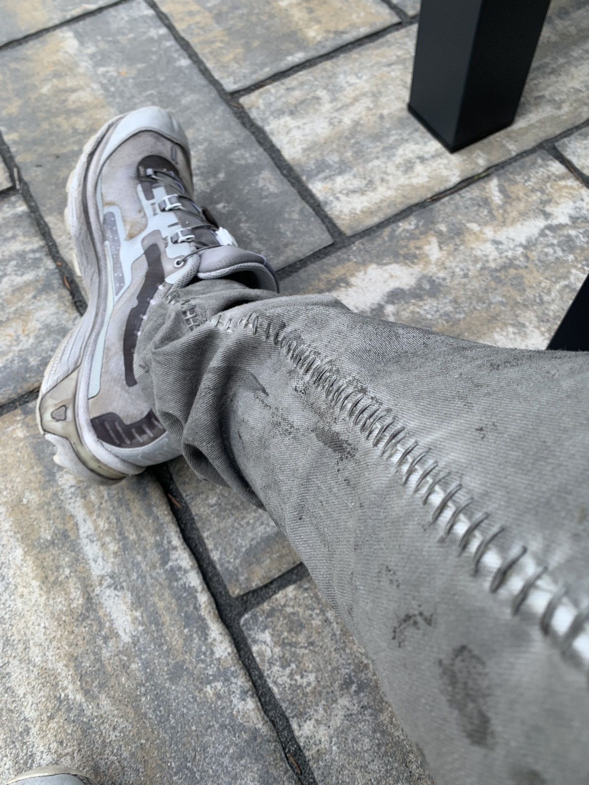 11 By Boris Bidjan Saberi Salomon Edition Bamba 5 Sneakers - Light Grey (Size 12) Size US 12 / EU 45 - 1 Thumbnail