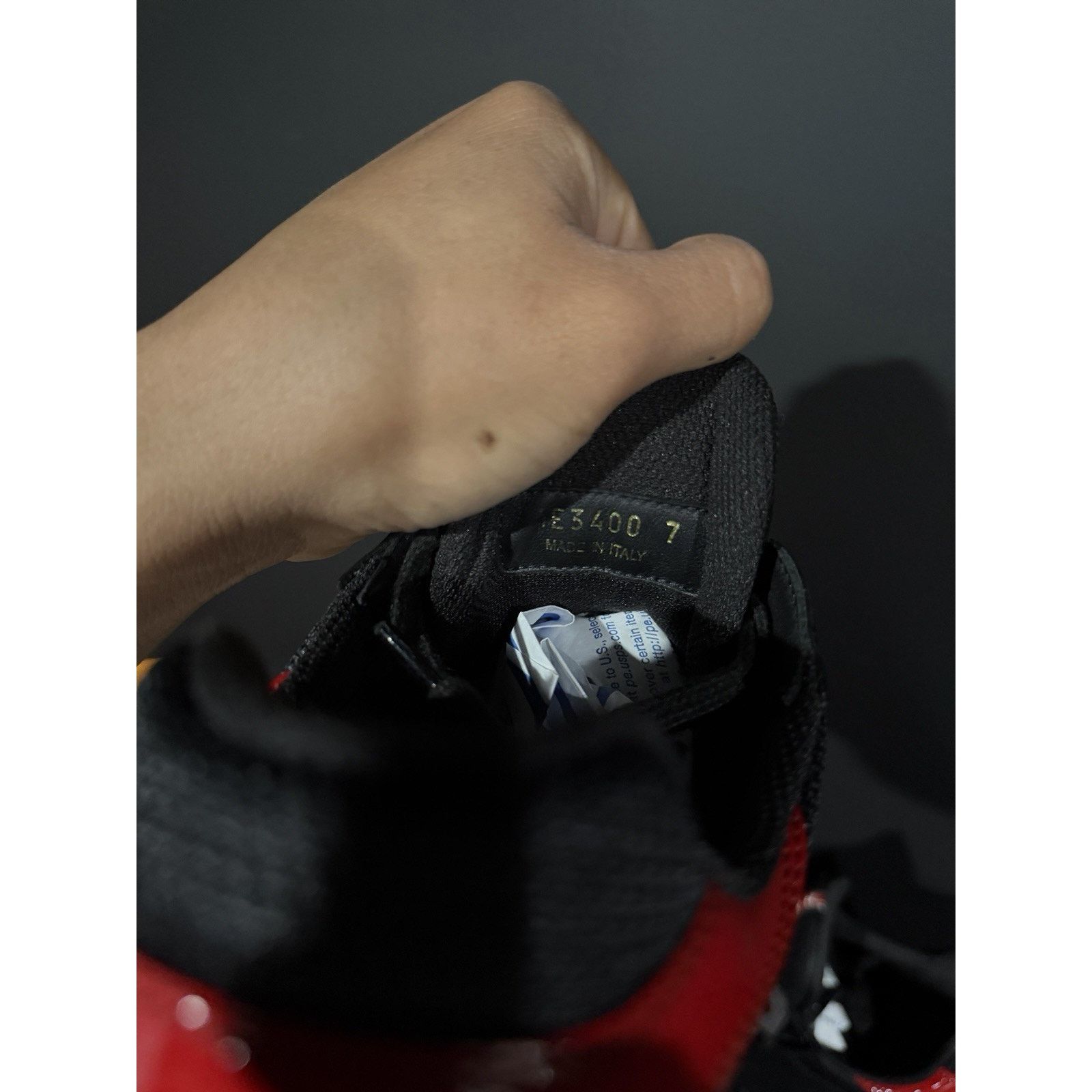 Prada Size 7UK/8-8.5m PRADA Cup Black & Red Patent Leather Og All Size US 8 / EU 41 - 8 Thumbnail