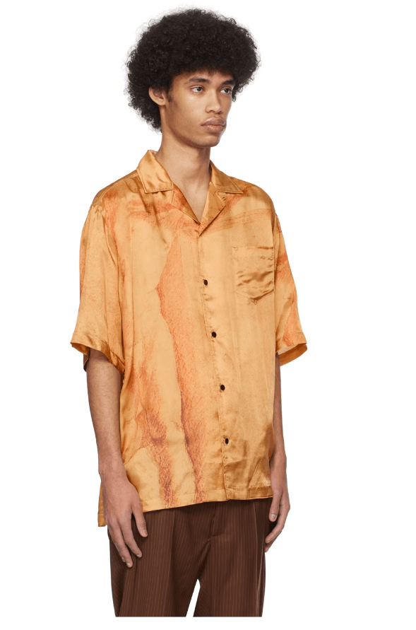 Egon Lab BNWT SS24 EGONLAB VISCOSE BOWLING SHIRT S Size US S / EU 44-46 / 1 - 10 Thumbnail