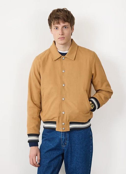 Percival Percival x Ilaria Canvas Varsity Bomber Jacket Size: XS Size US XS / EU 42 / 0 - 10 Thumbnail