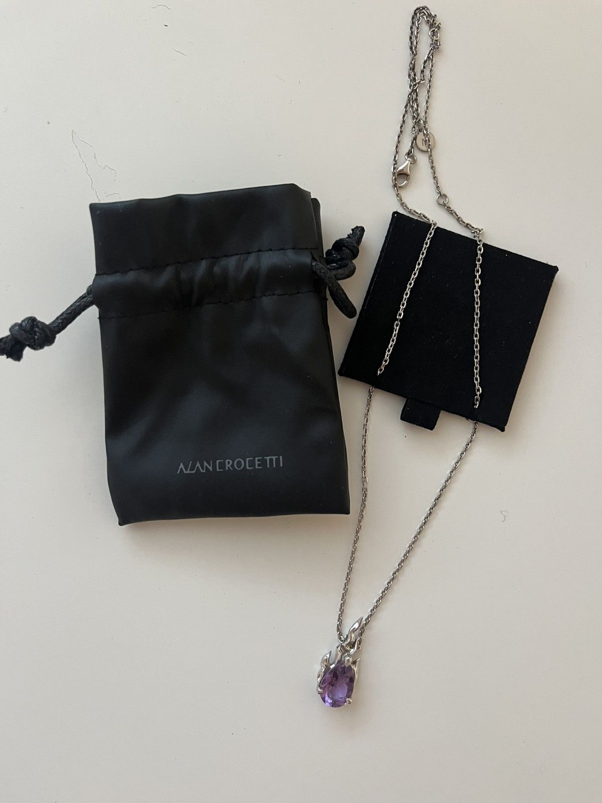 Alan Crocetti Alan Crocetti Gem In Heat necklace (Amethyst) Size ONE SIZE - 1 Thumbnail