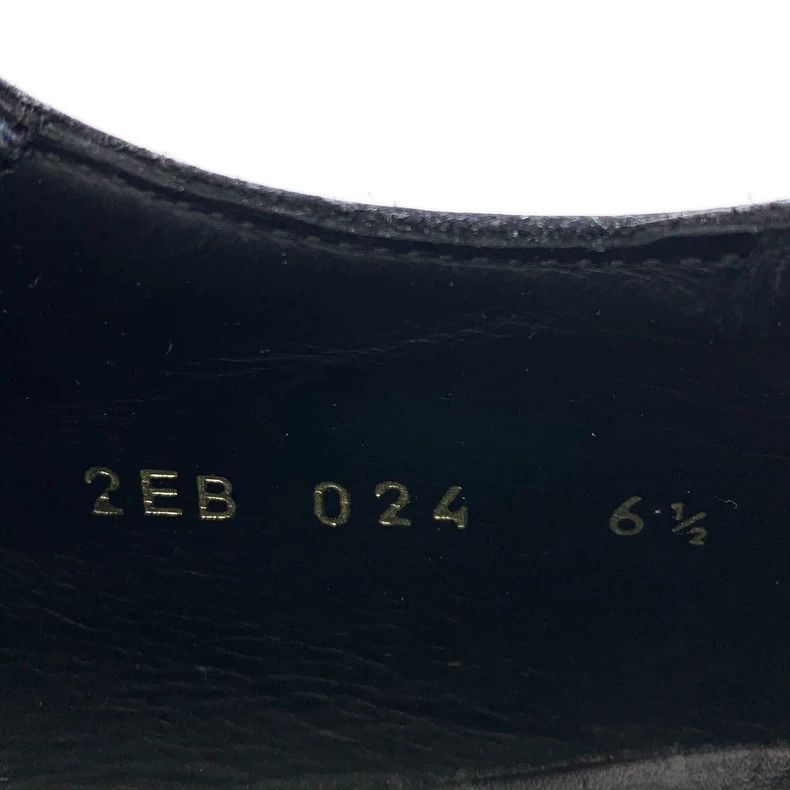 Prada Prada Suze 40.5 Black three-joint lace-up leather shoes siz Size US 7.5 / EU 40-41 - 6 Thumbnail