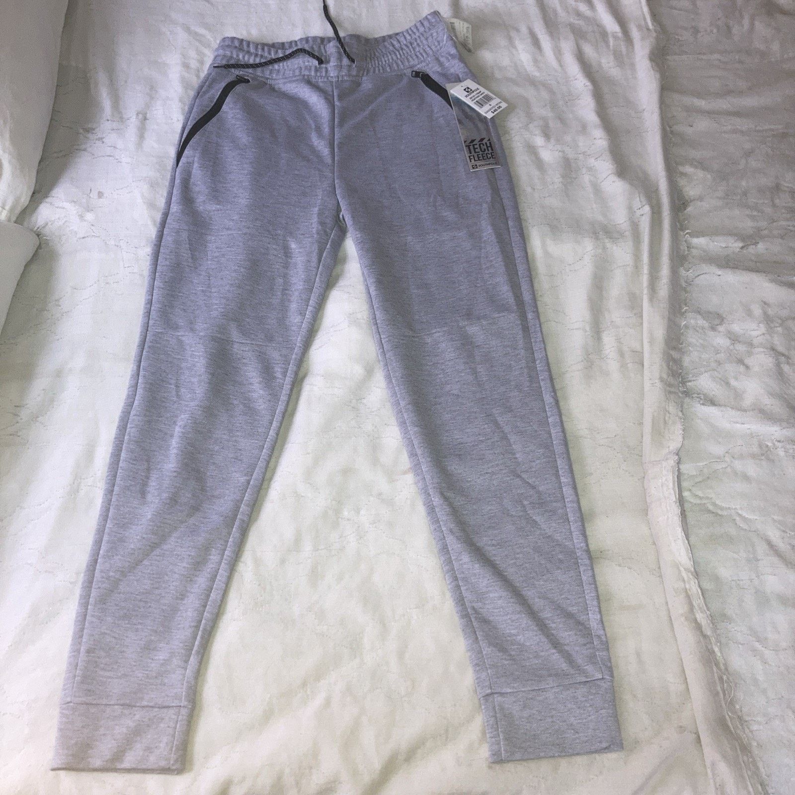 Southpole Southpole Tech Fleece Zipper Pocket Joggers Heather Grey S Size US 30 / EU 46 - 1 Thumbnail
