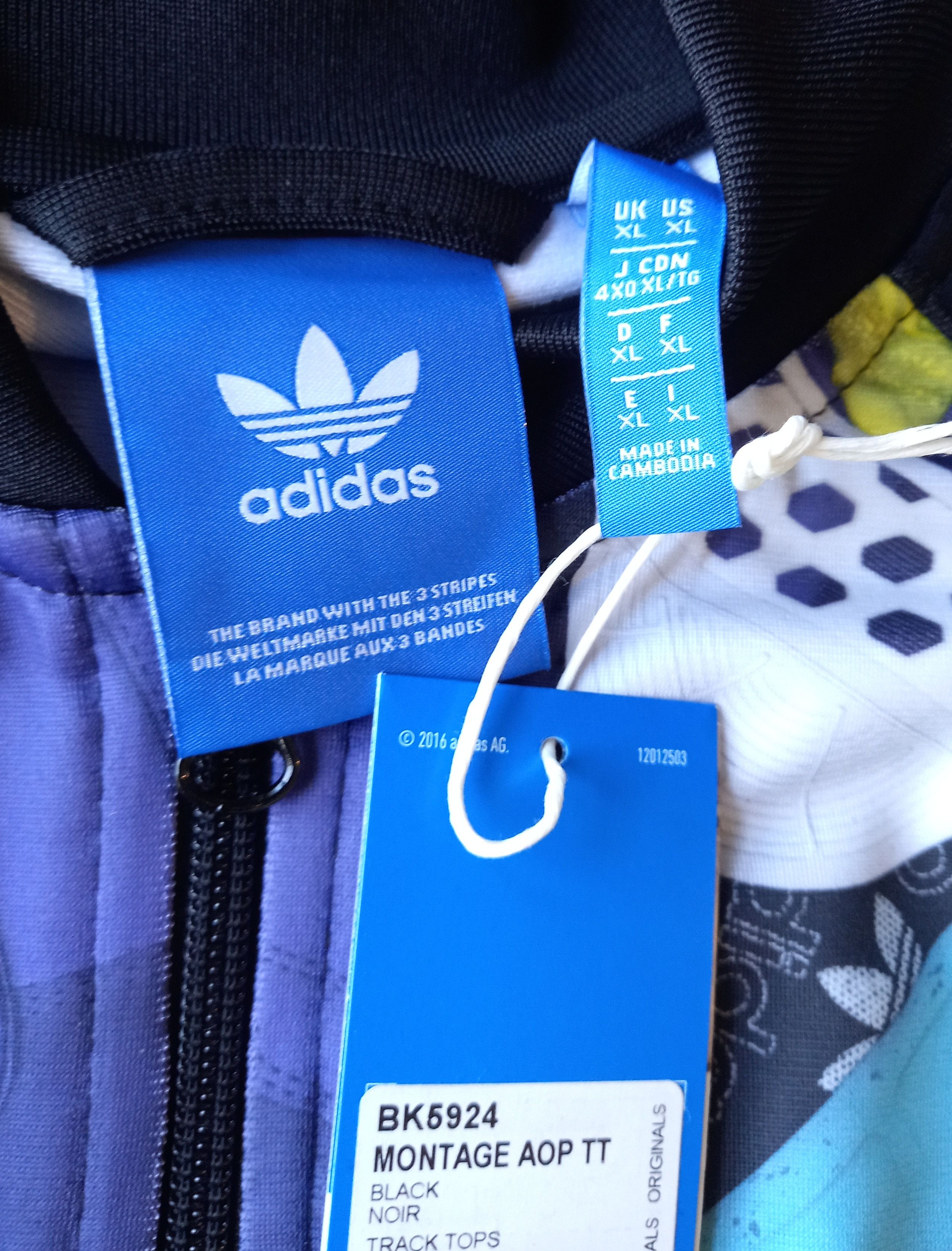 Adidas NWT 2017 Adidas Montage AOP Superstar Track Jacket BK5924 Size US XL / EU 56 / 4 - 4 Thumbnail