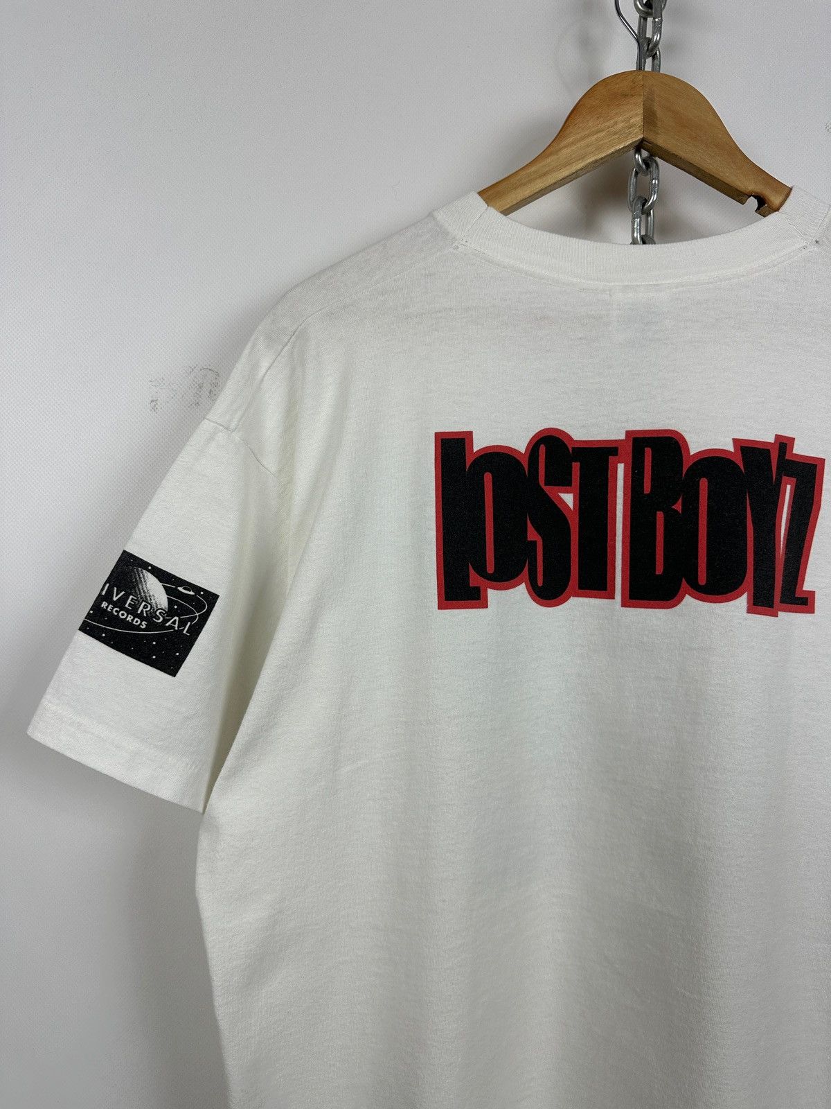 Band Tees 1997 Vintage Lost Boyz Love, Peace & Nappiness Band T-Shirt Size US XL / EU 56 / 4 - 13 Thumbnail