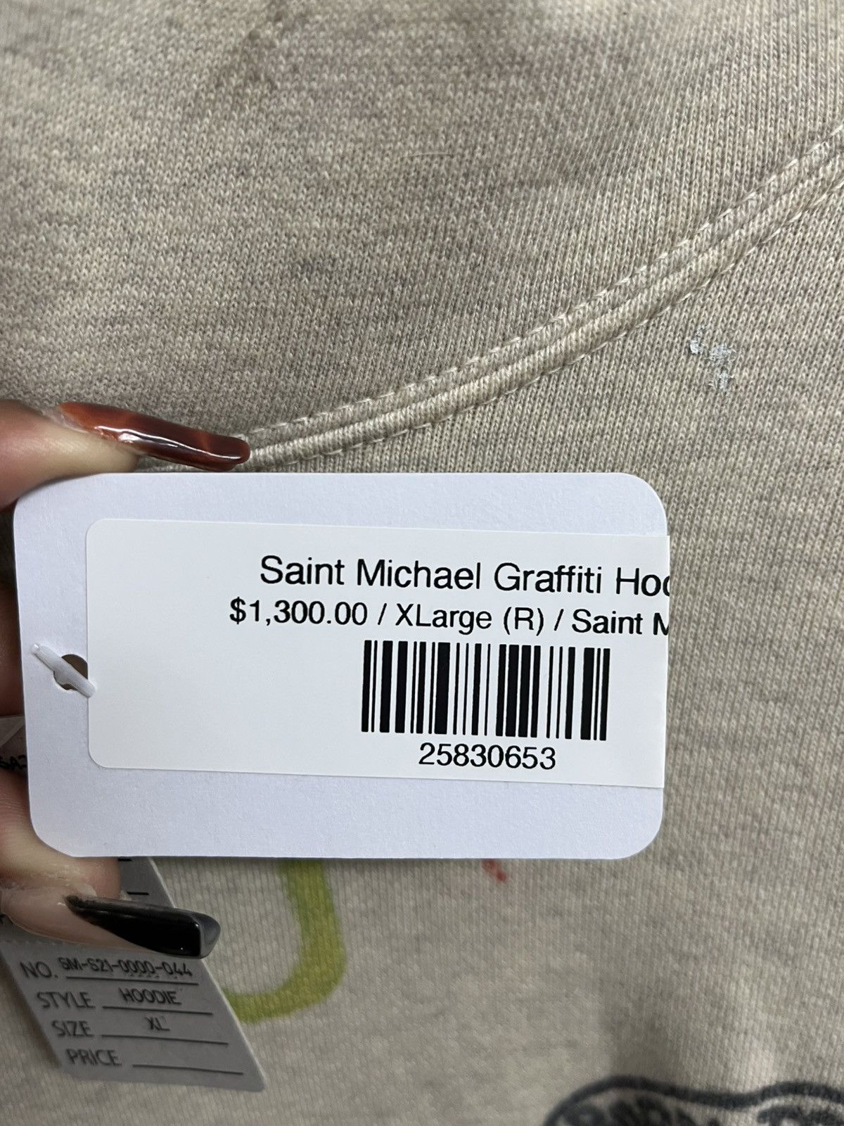 Saint Michael Saint Michael Graffiti Hoodie Size US XL / EU 56 / 4 - 3 Thumbnail