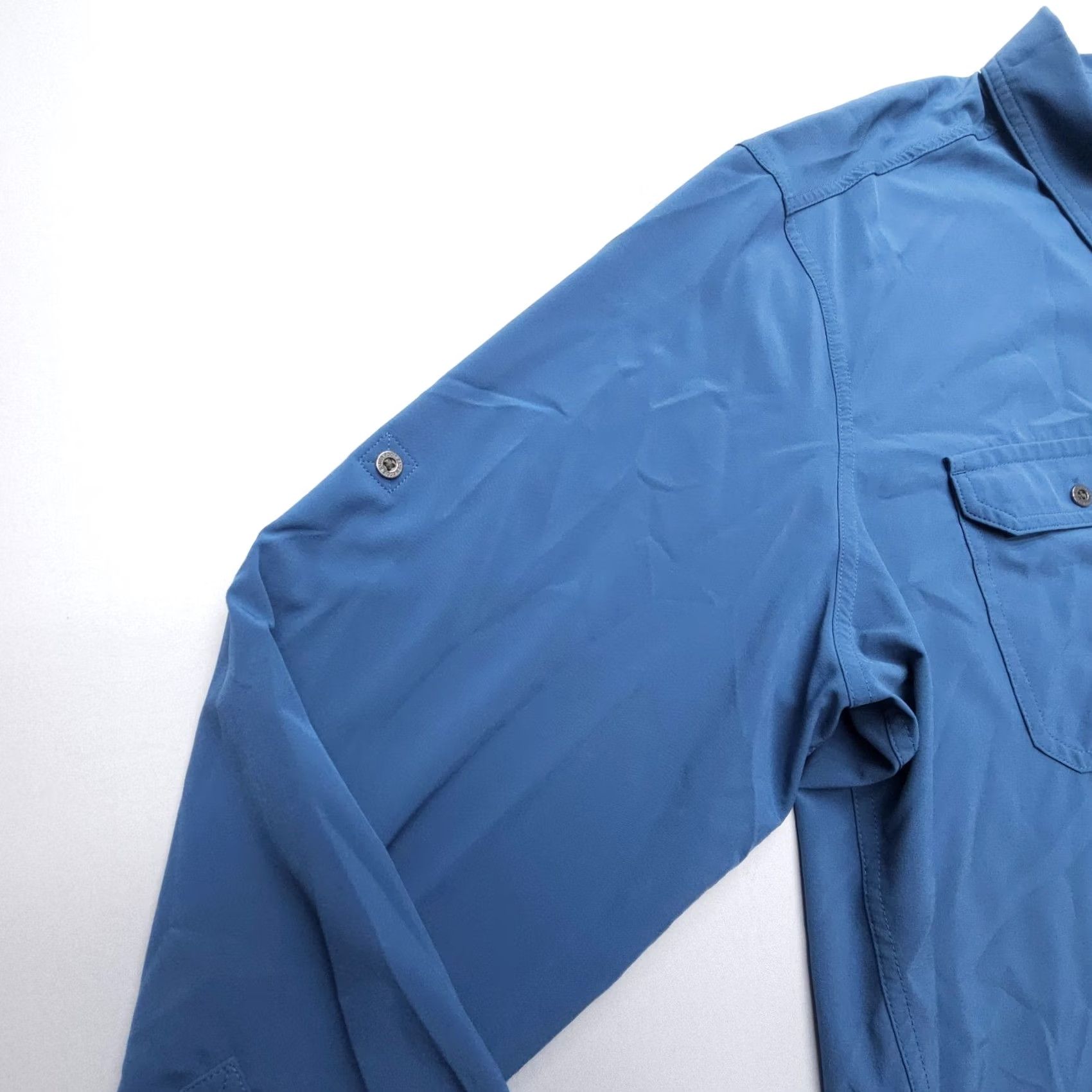 Eddie Bauer Eddie Bauer Travex Shirt Mens 2XL Blue Tech Stretch Hiking Travel Fishing Light Shirt Size US XXL / EU 58 / 5 - 5 Thumbnail