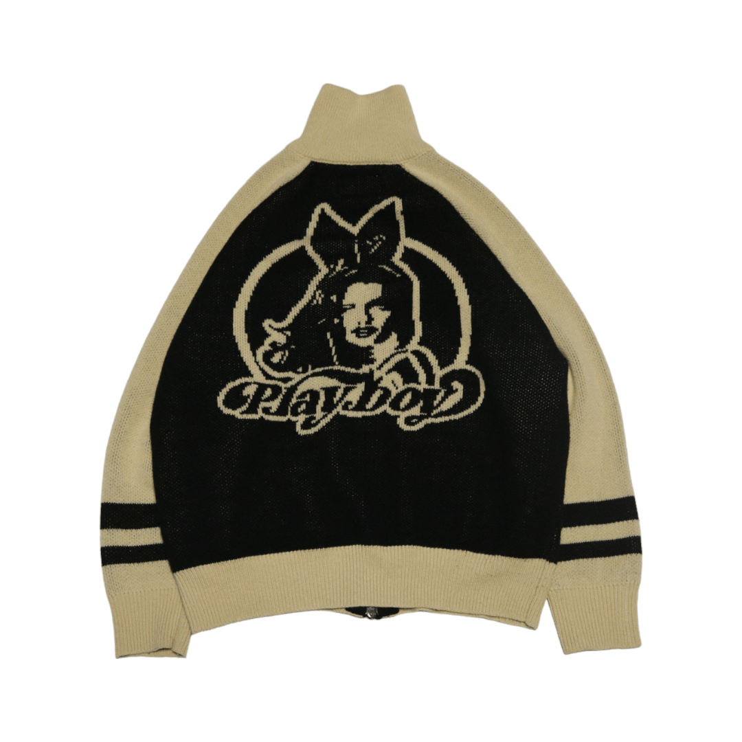 Playboy PLAYBOY 2-Way Knit Zip-Up Size US M / EU 48-50 / 2 - 1 Thumbnail