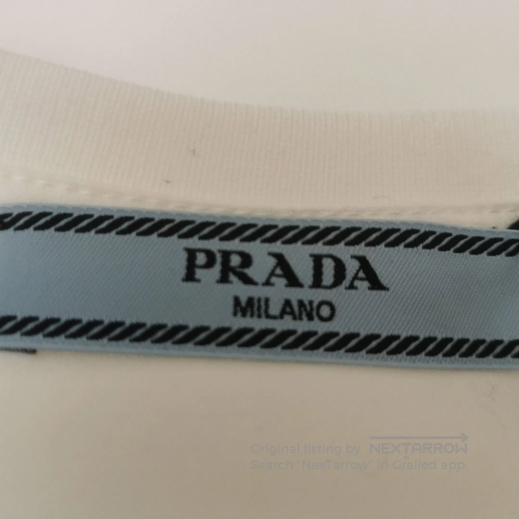 Prada Prada Classic White Cotton Crew Neck T. Size S / US 4 / IT 40 - 4 Thumbnail