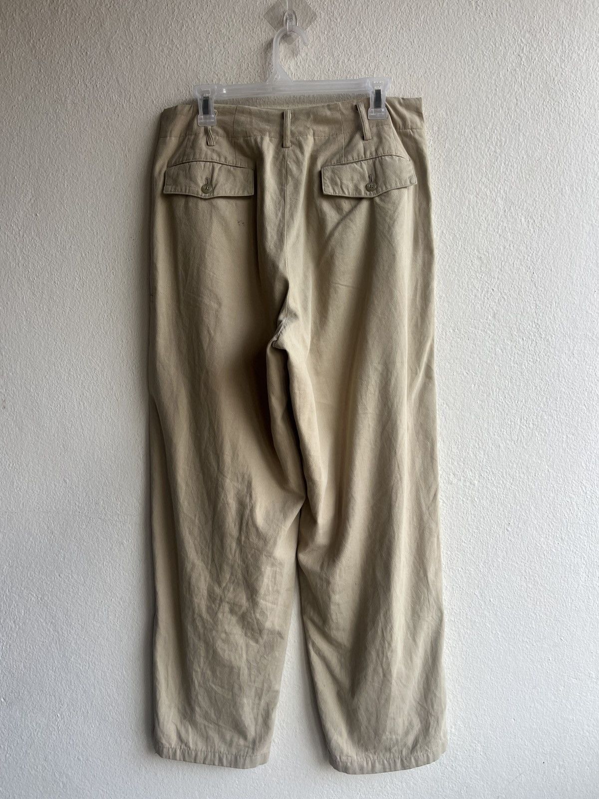 Yohji Yamamoto A/W 1993 Yohji Yamamoto Y’s For Men Stains Baggy Trouser Size US 31 - 3 Thumbnail
