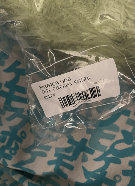 Palace Palace Skateboards Yeti Cardigan Natural Green Size Small Size US S / EU 44-46 / 1 - 10 Thumbnail