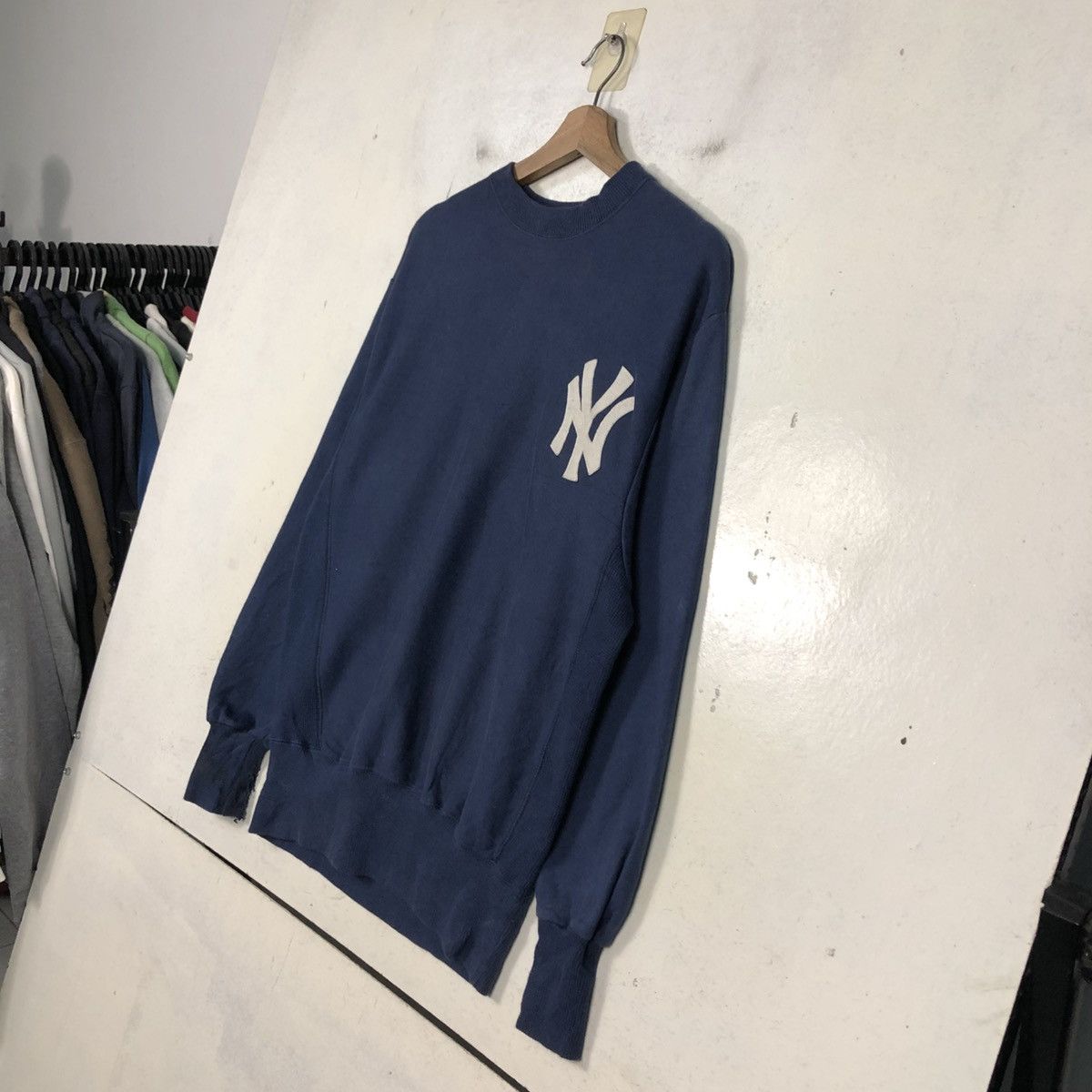 New York Yankees 📌Vintage New York Yankees MLB Sweatshirt Big Logo Size US L / EU 52-54 / 3 - 4 Thumbnail