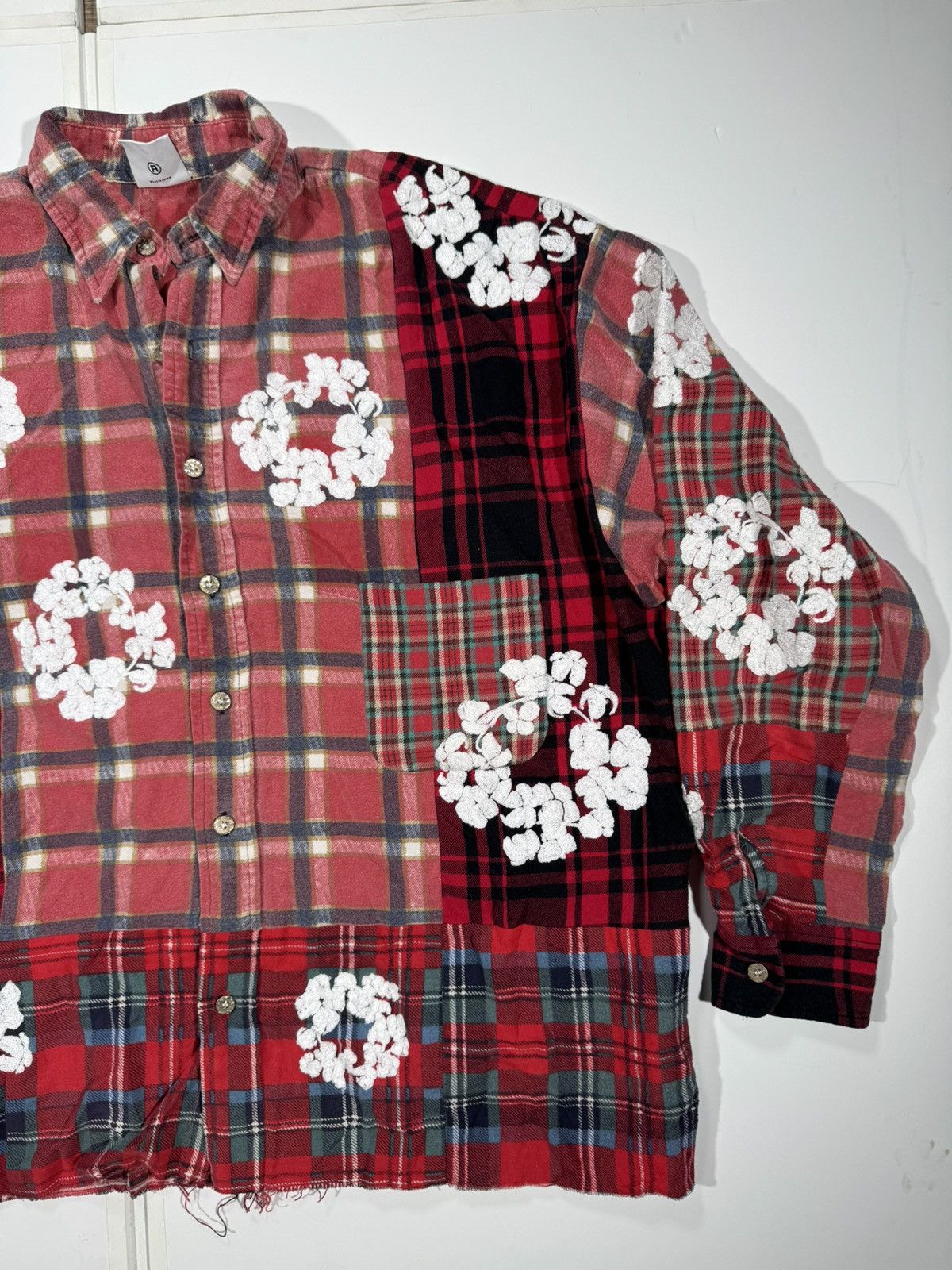 DENIM TEARS × READYMADE Readymade x Denim Tears Check Long Sleeve Shirt Sz XXL Size US XXL / EU 58 / 5 - 3 Thumbnail