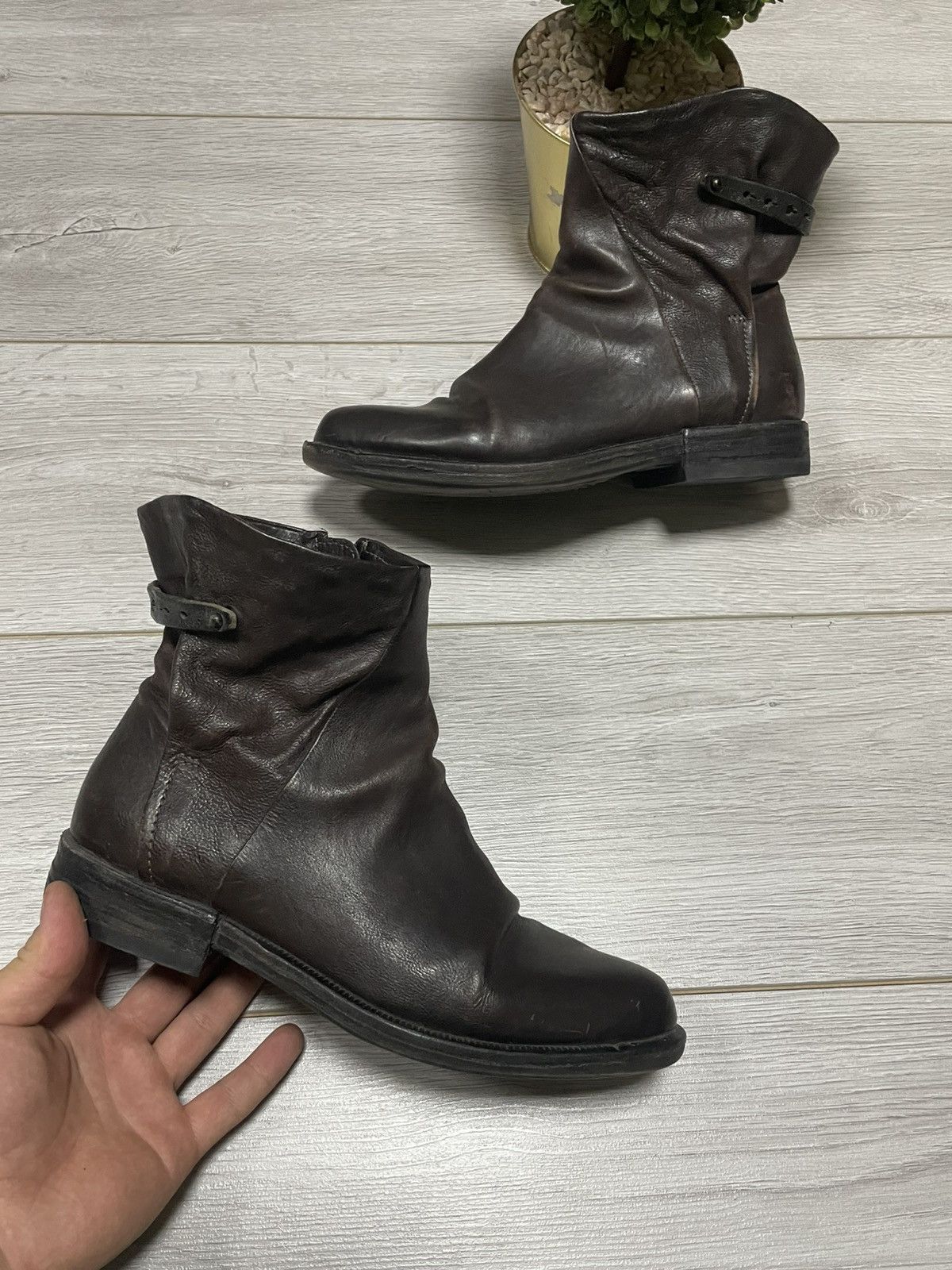 A.S.98 AS98 Airstep Distressed Leather Engineered Boots eb0 Size US 9 / IT 39 - 1 Thumbnail